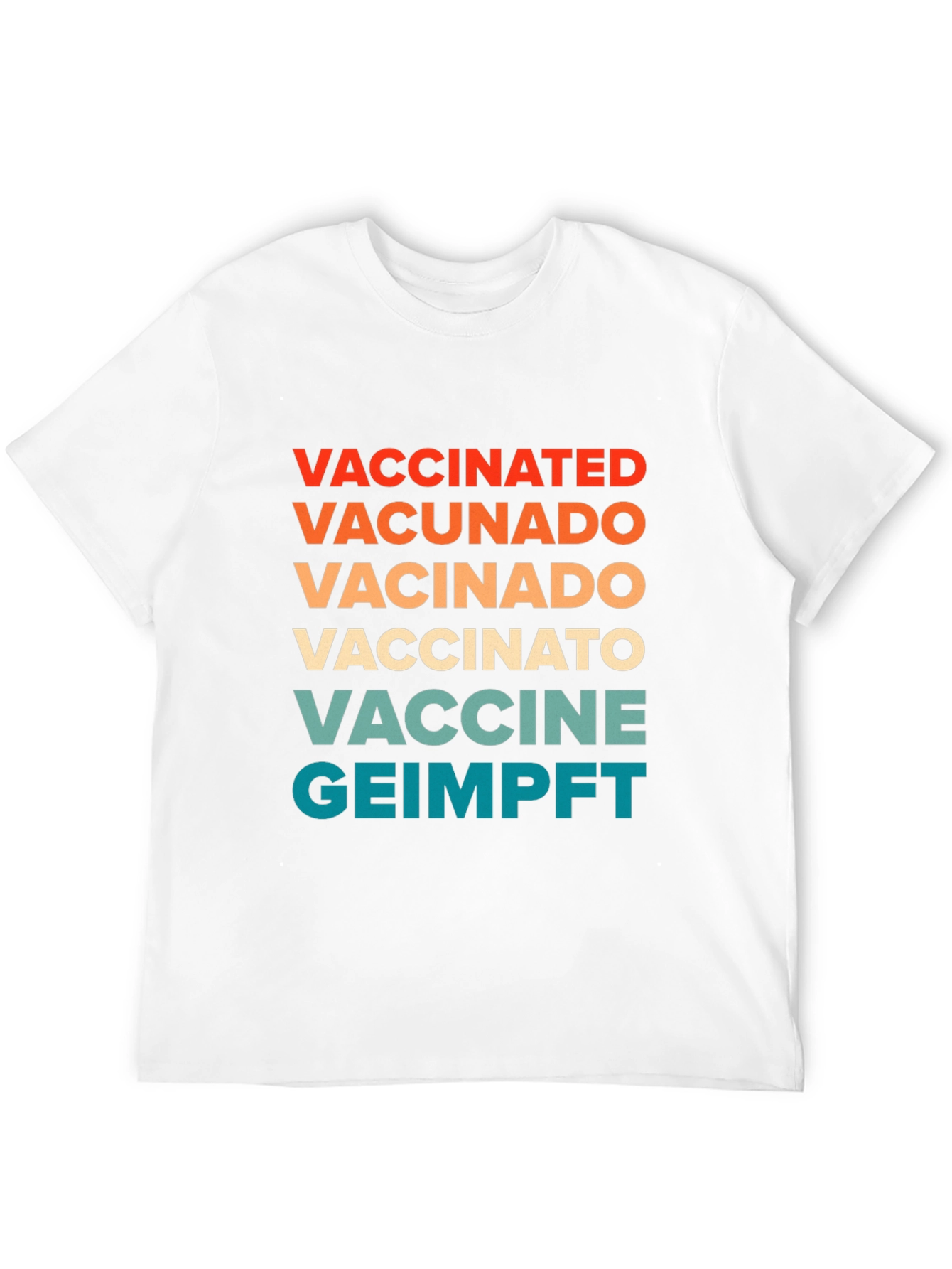 Vaccinated Languages Graphic Tee