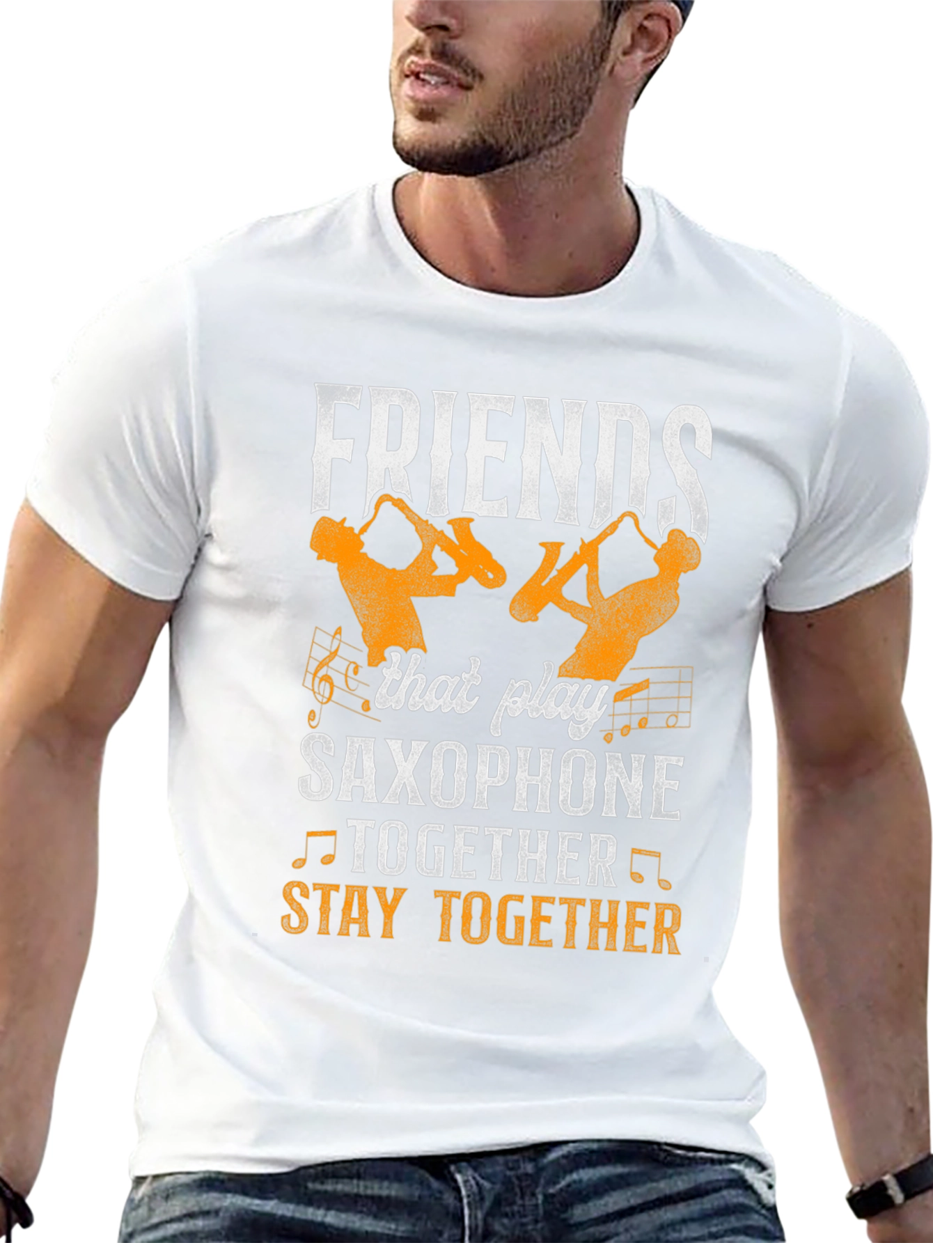 Saxophone Friends T-Shirt - Musical Gift