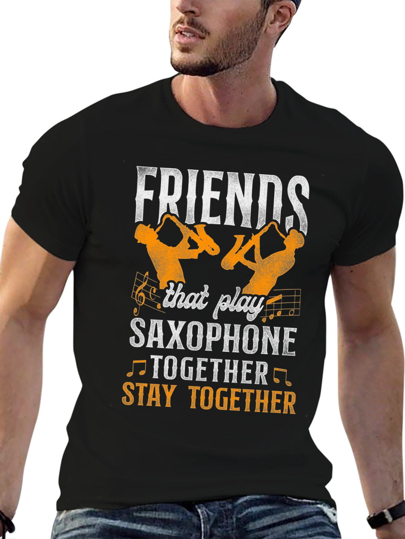 Saxophone Friends T-Shirt - Musical Gift