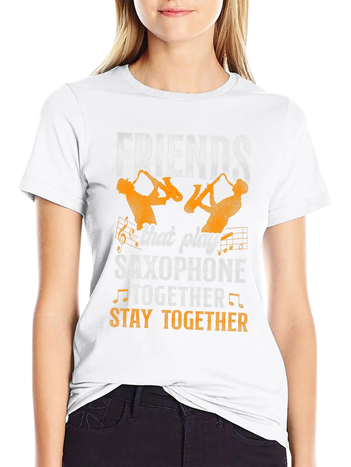 Saxophone Friends T-Shirt - Musical Gift