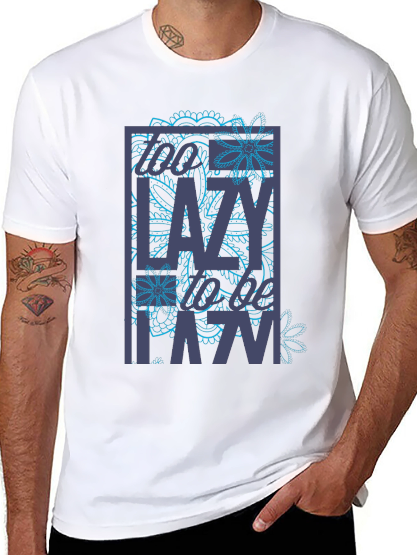 Too Lazy To Be Lazy Graphic Tee