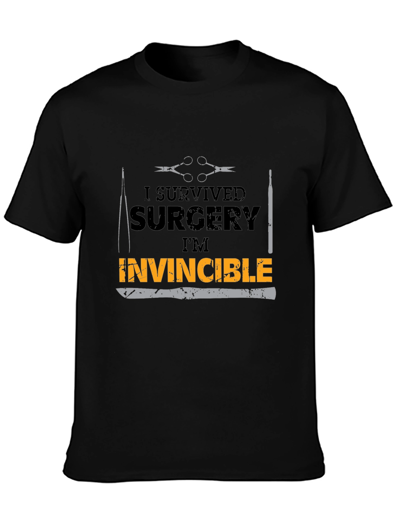 Surgery Survivor Graphic Tee - Invincible T-Shirt