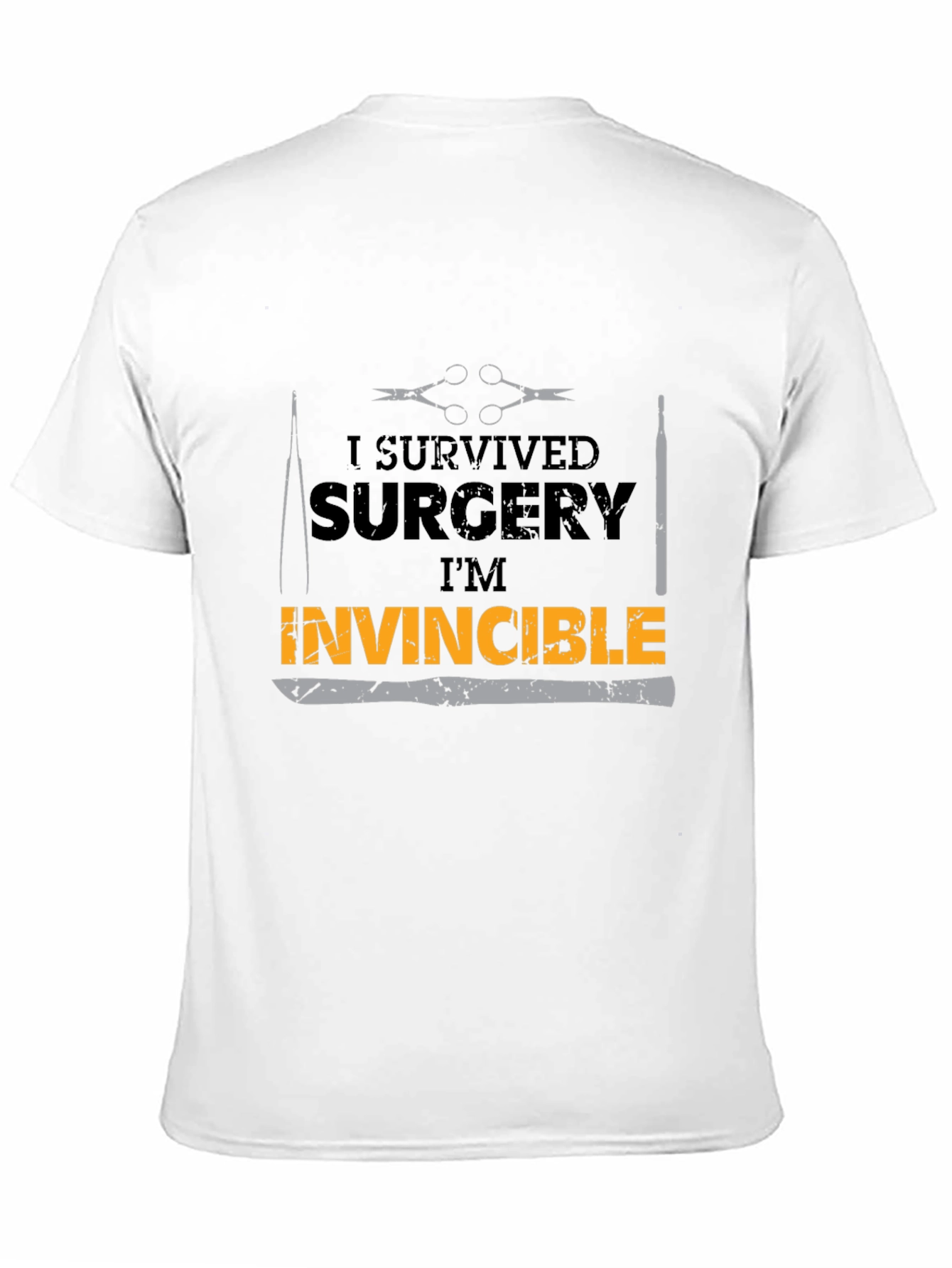 Surgery Survivor Graphic Tee - Invincible T-Shirt