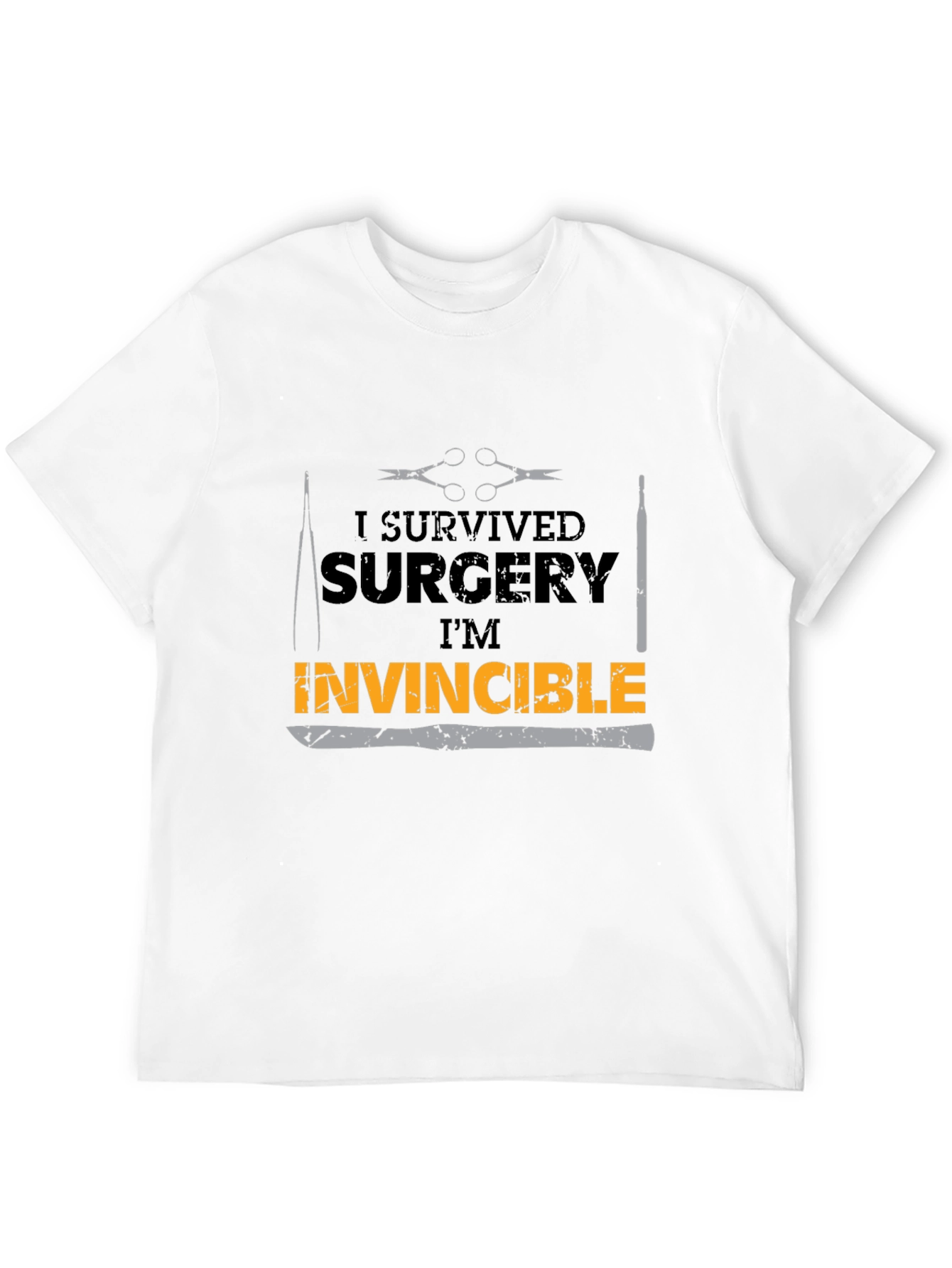 Surgery Survivor Graphic Tee - Invincible T-Shirt