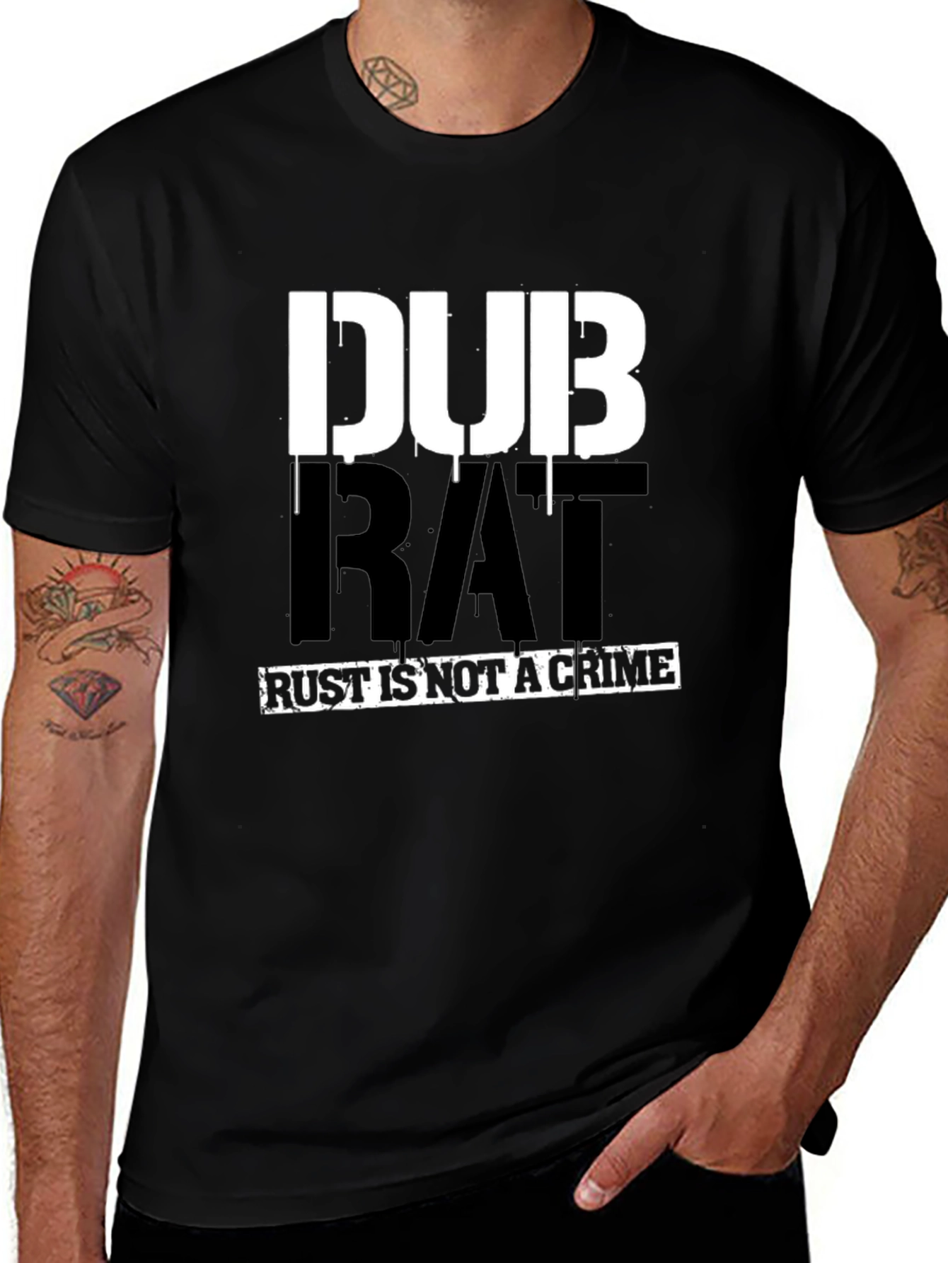 DUB RAT - Rust Is Not A Crime T-Shirt