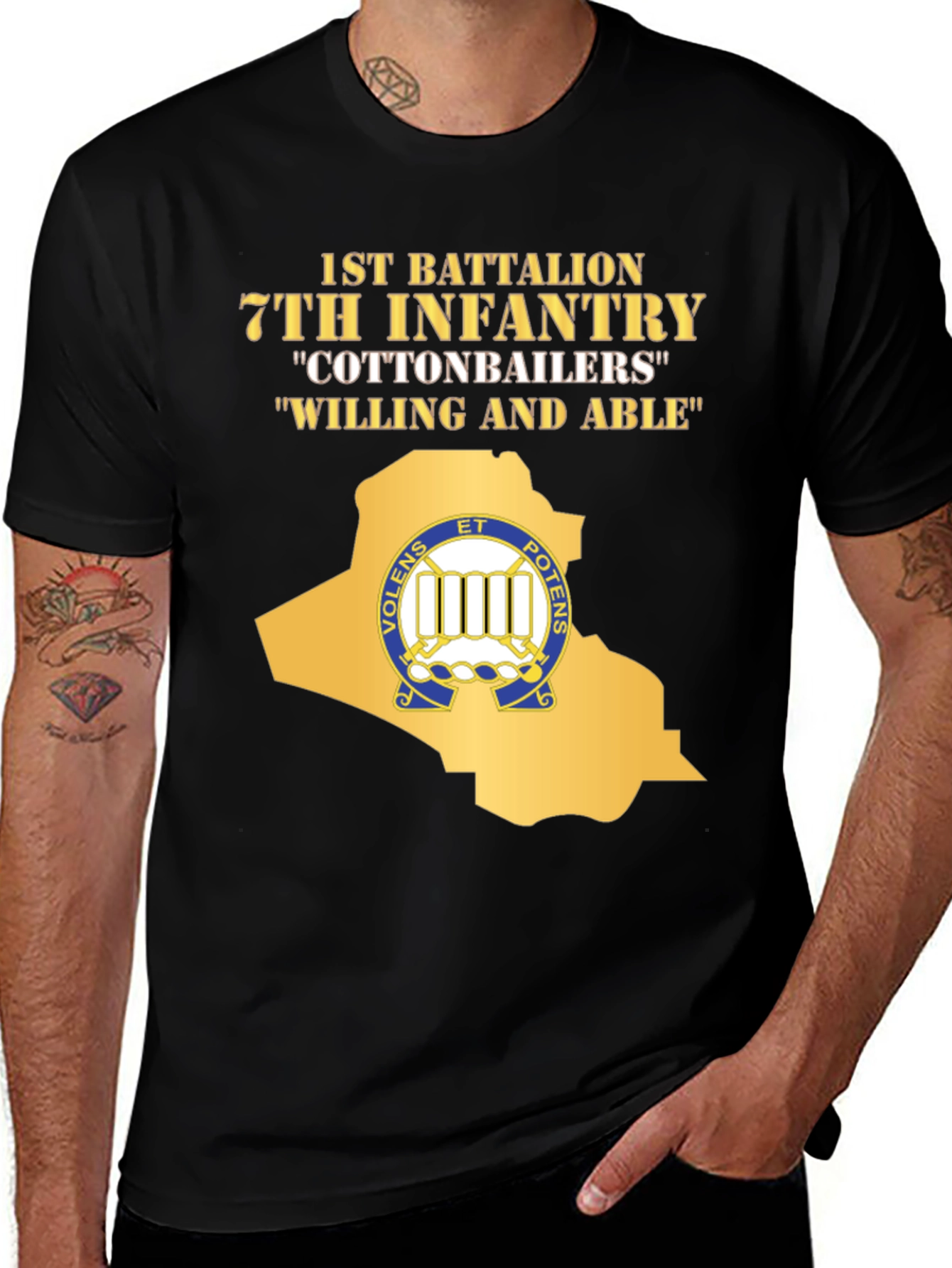 1st Battalion 7th Infantry T-Shirt