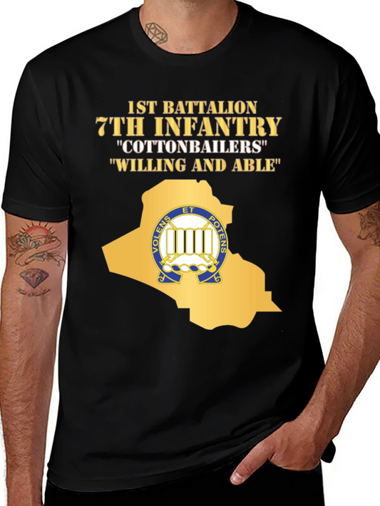 1st Battalion 7th Infantry T-Shirt