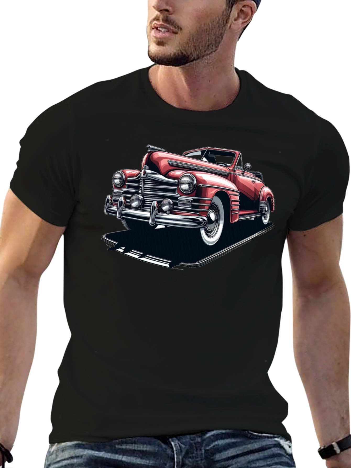 Classic Car Graphic Tee - Retro Style