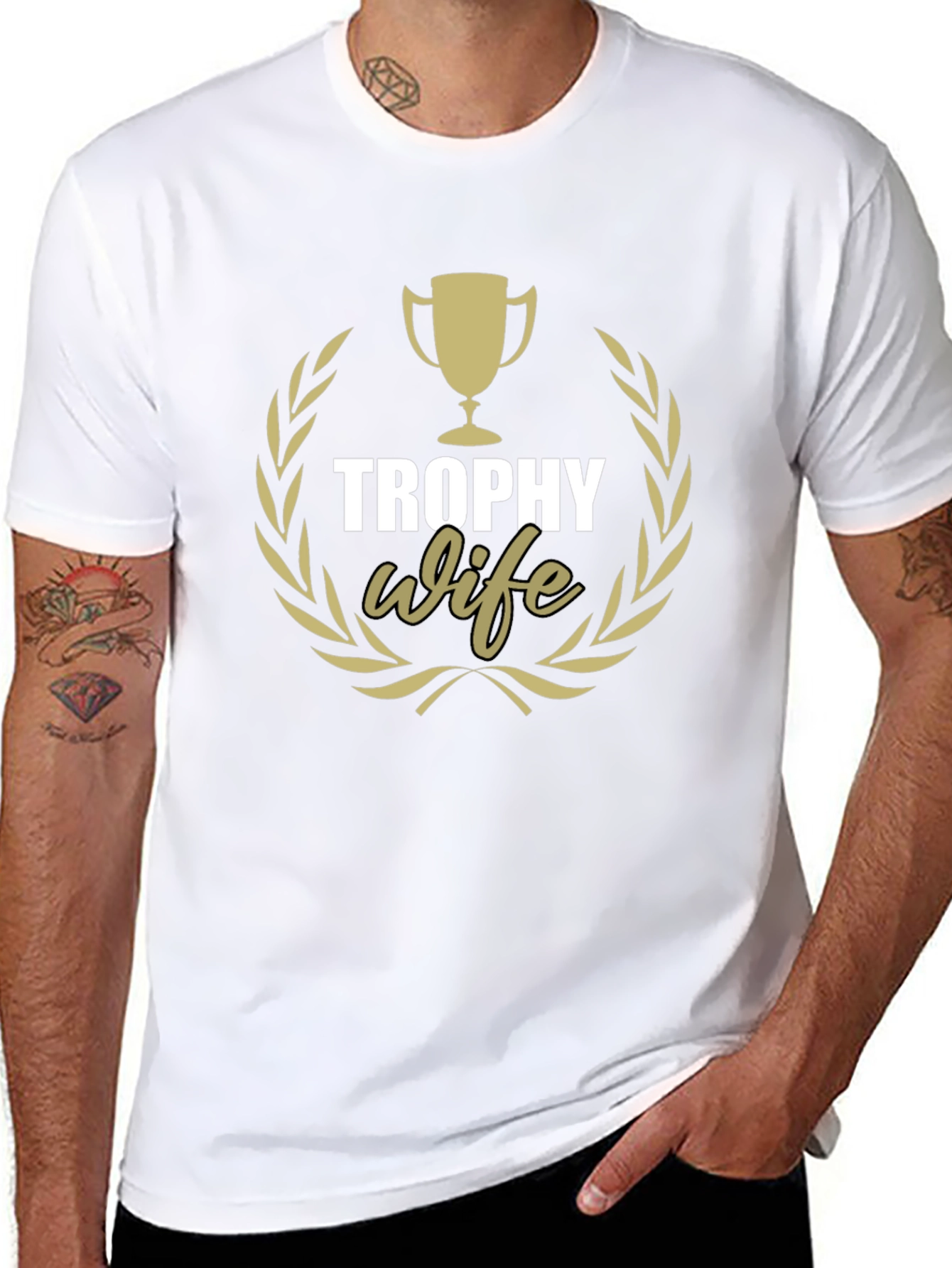 Trophy Wife Graphic Tee - Husband Gift
