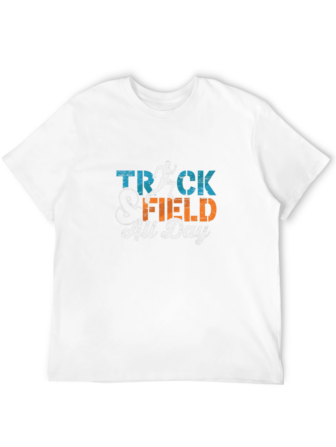 Track & Field All Day Black Graphic T-Shirt