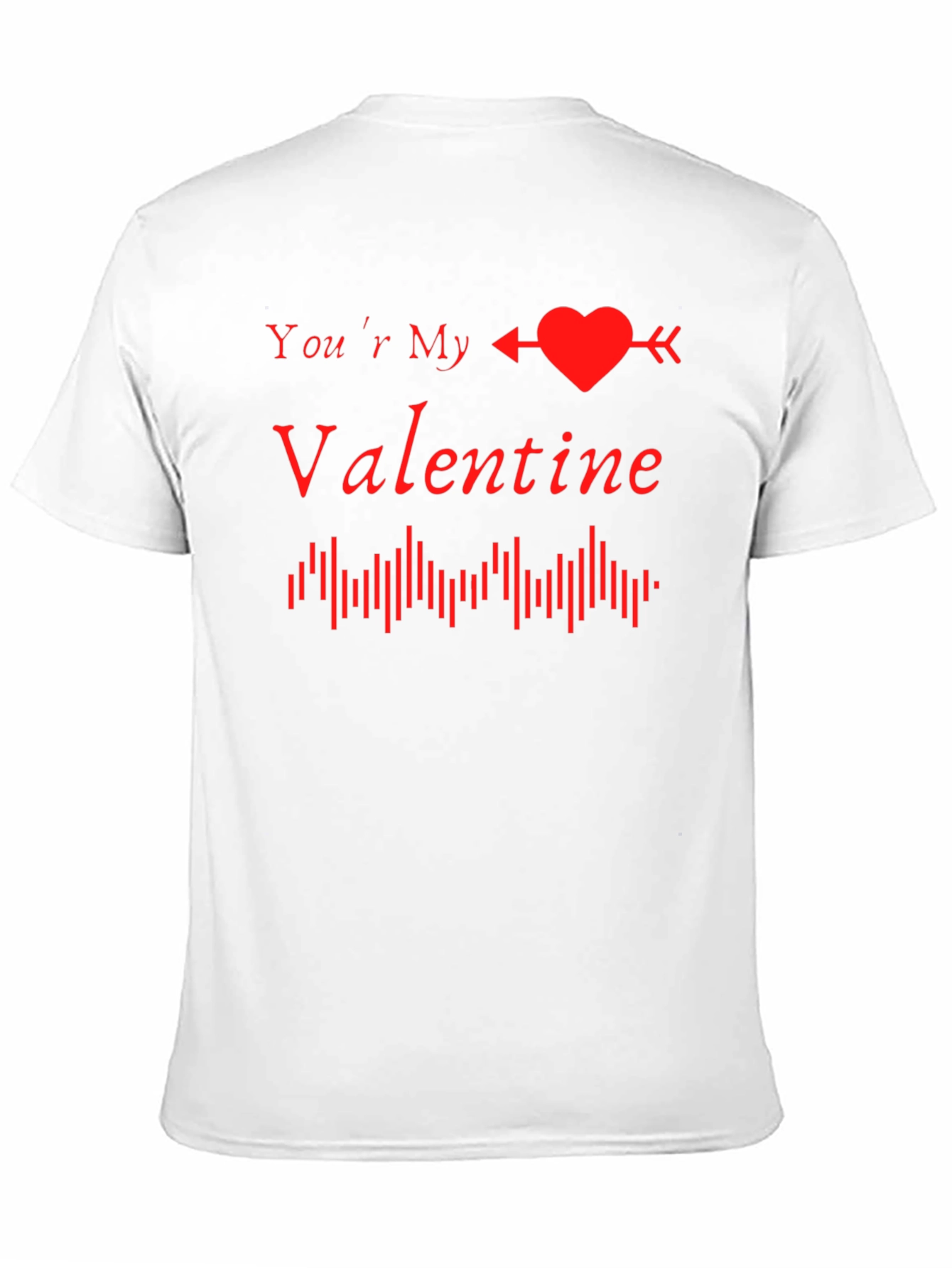 Valentines Day Heart Arrow Graphic Tee
