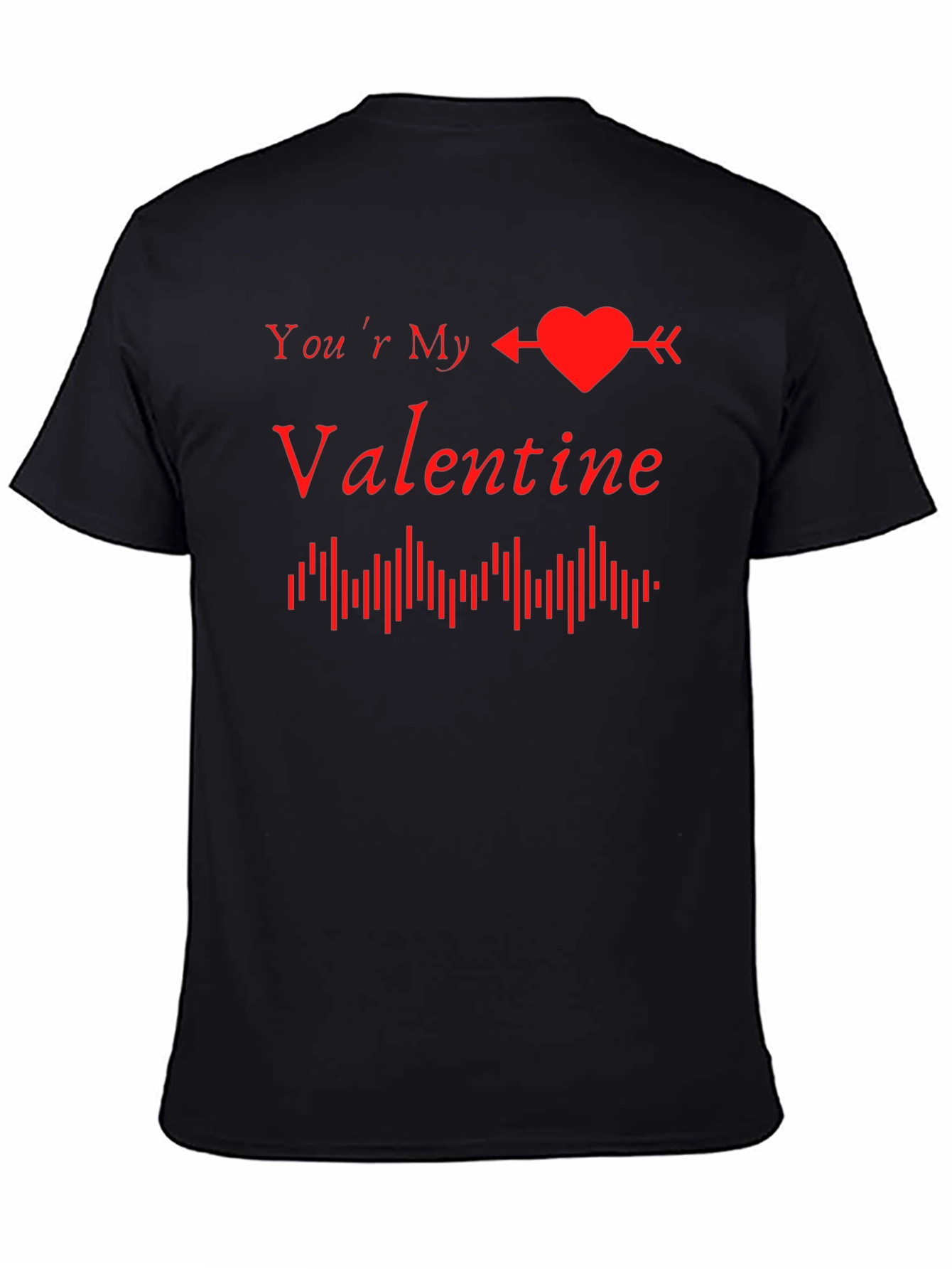 Valentines Day Heart Arrow Graphic Tee