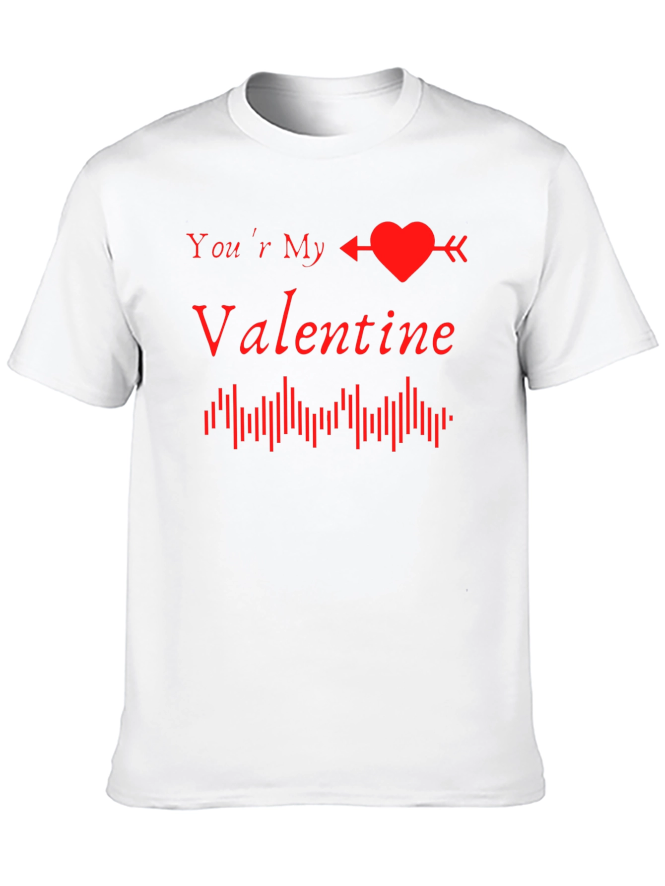 Valentines Day Heart Arrow Graphic Tee