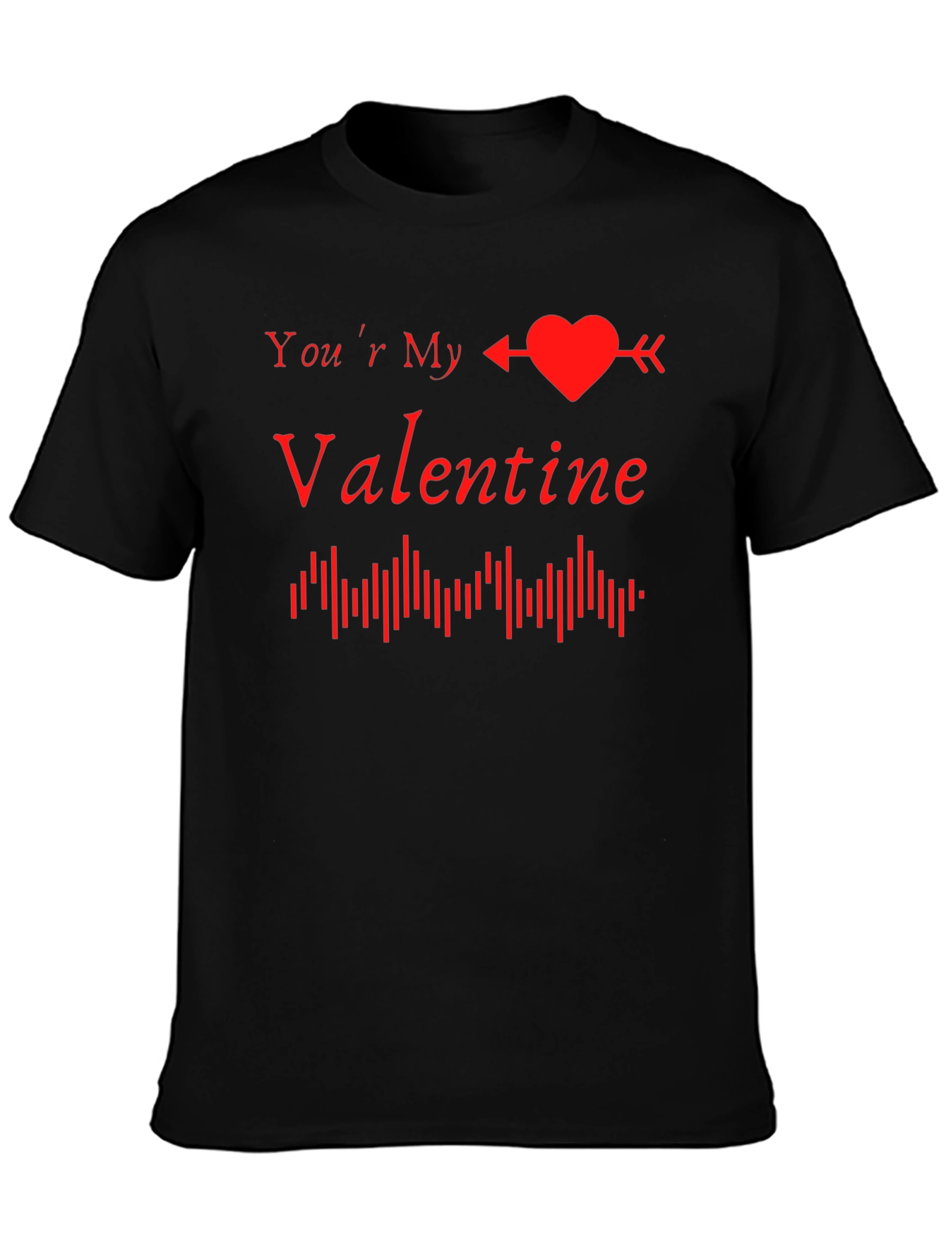Valentines Day Heart Arrow Graphic Tee