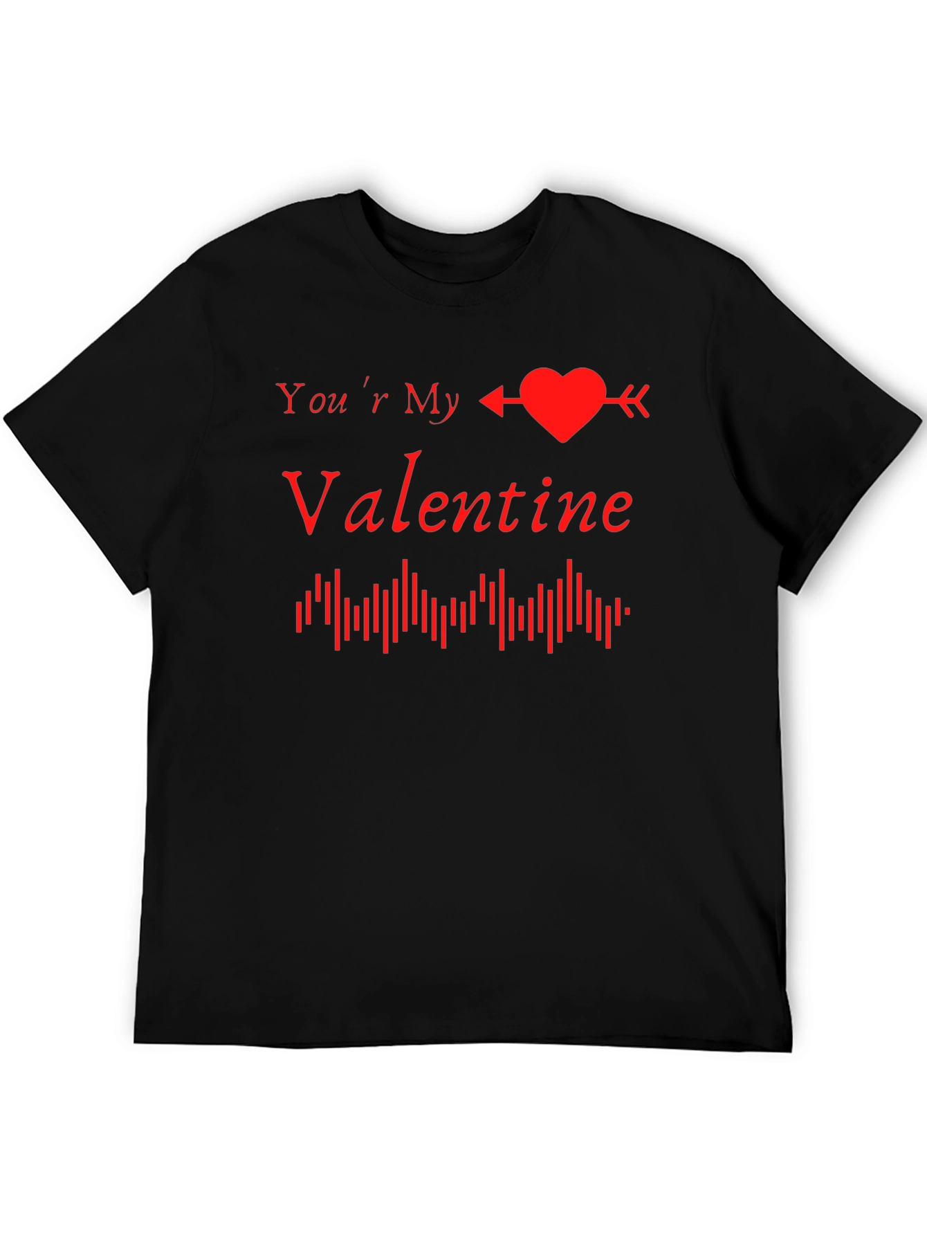 Valentines Day Heart Arrow Graphic Tee