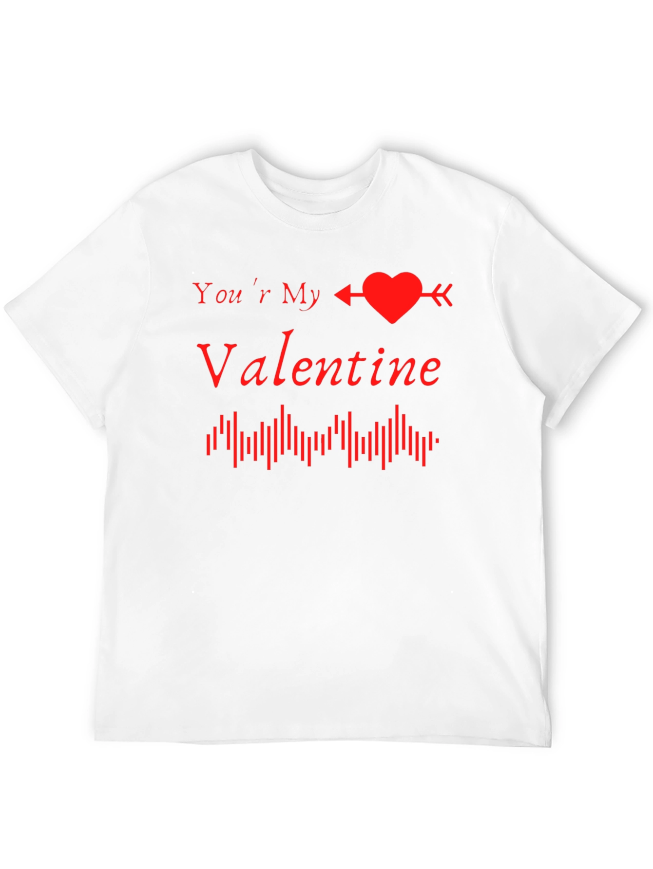 Valentines Day Heart Arrow Graphic Tee