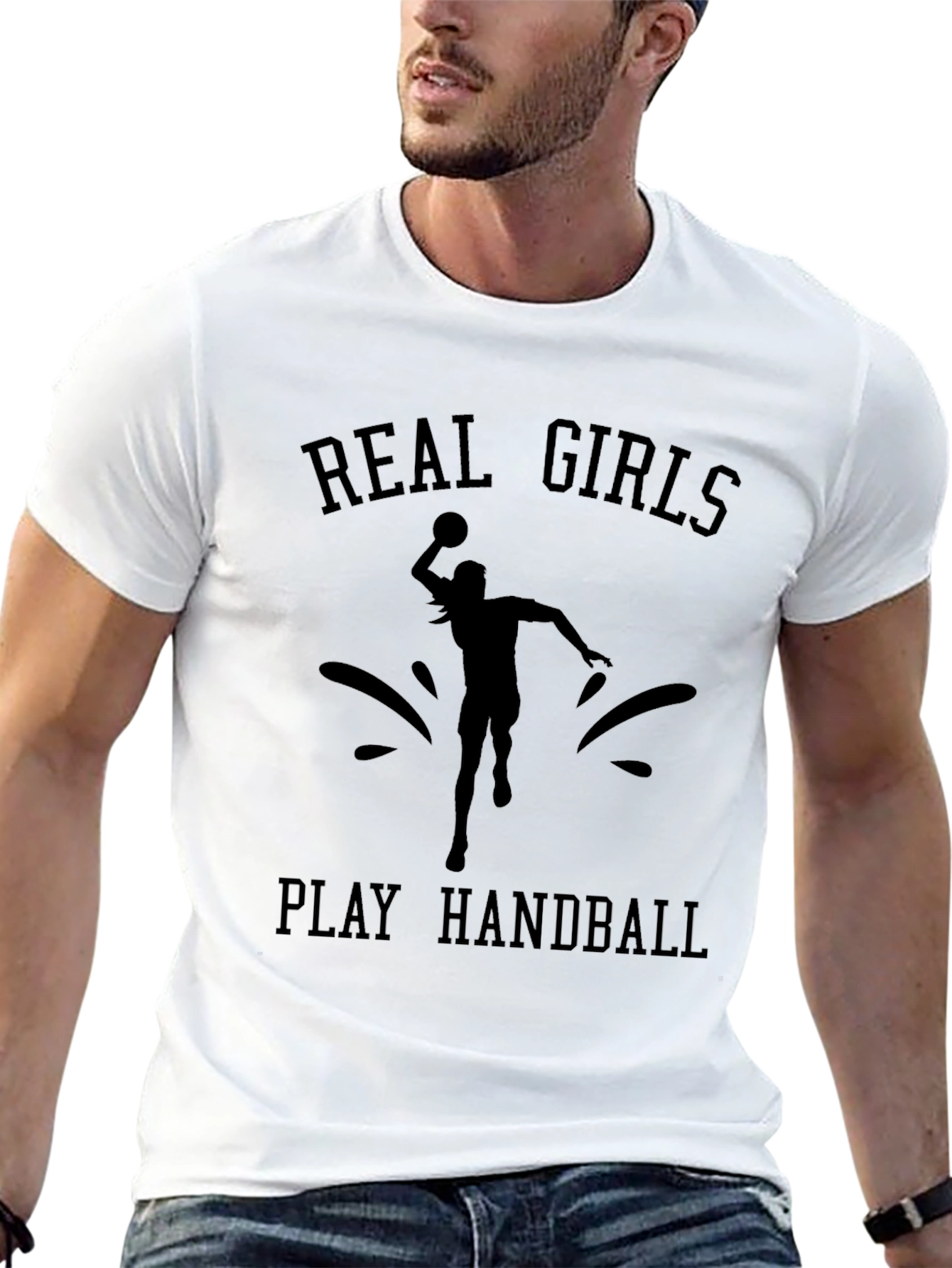 Real Girls Play Handball T-Shirt