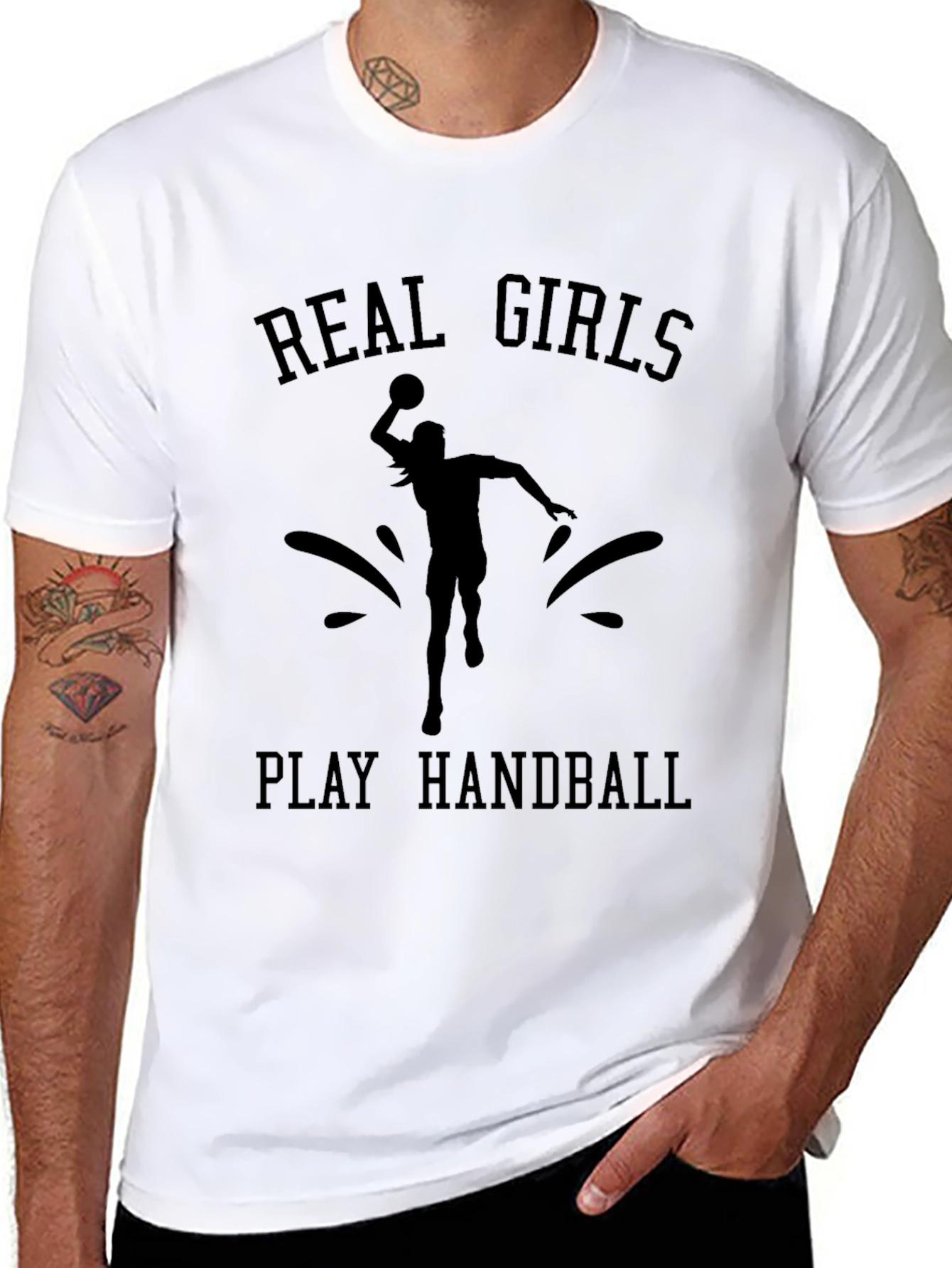 Real Girls Play Handball T-Shirt