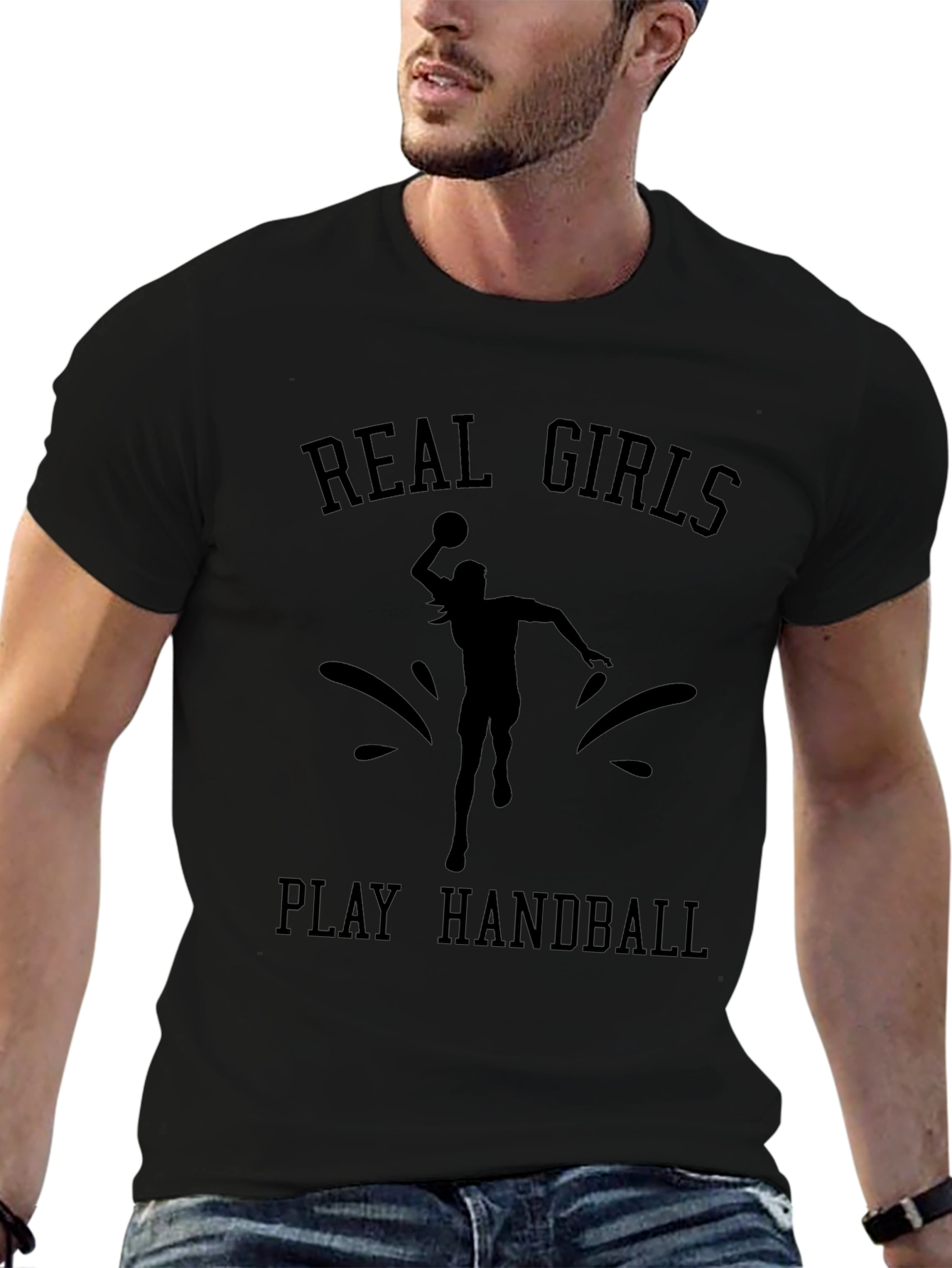Real Girls Play Handball T-Shirt