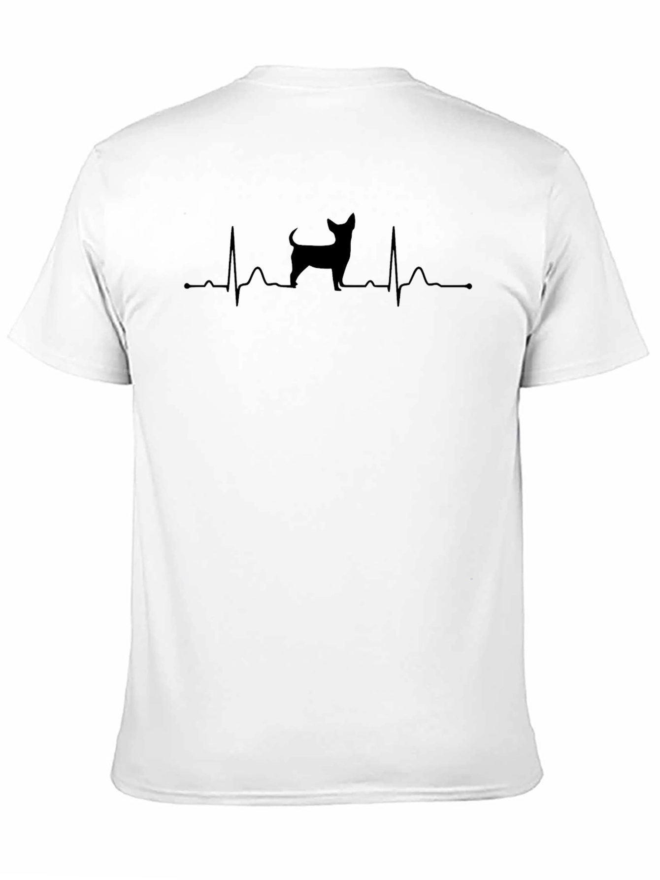 Chihuahua Heartbeat Graphic Tee - Dog Lover T-Shirt