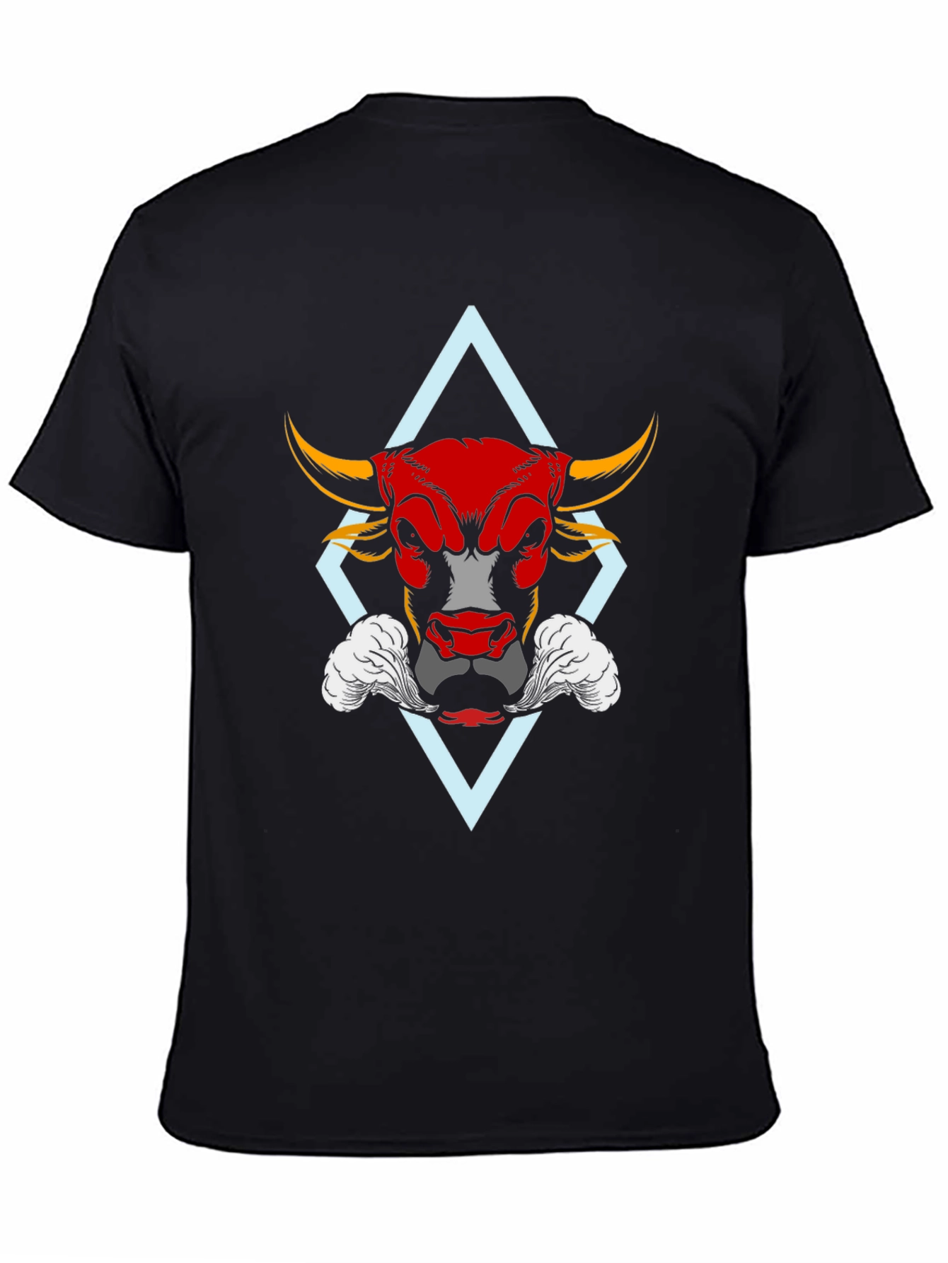 Bull Graphic Tee - Bold Red Bull Design