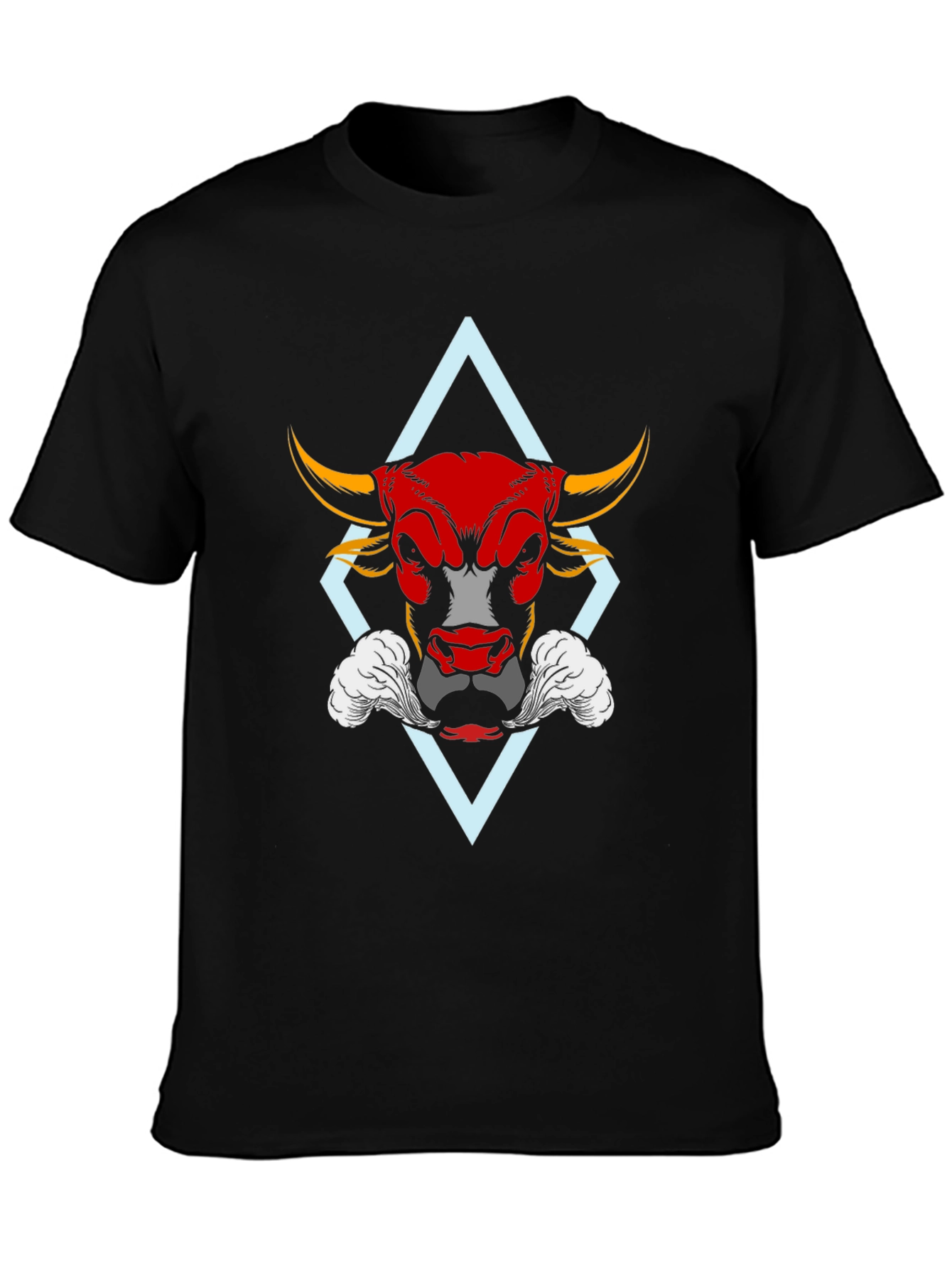 Bull Graphic Tee - Bold Red Bull Design