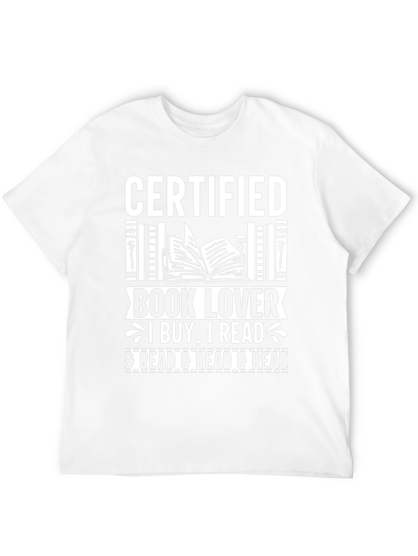 Certified Book Lover T-Shirt - Read Read Read!
