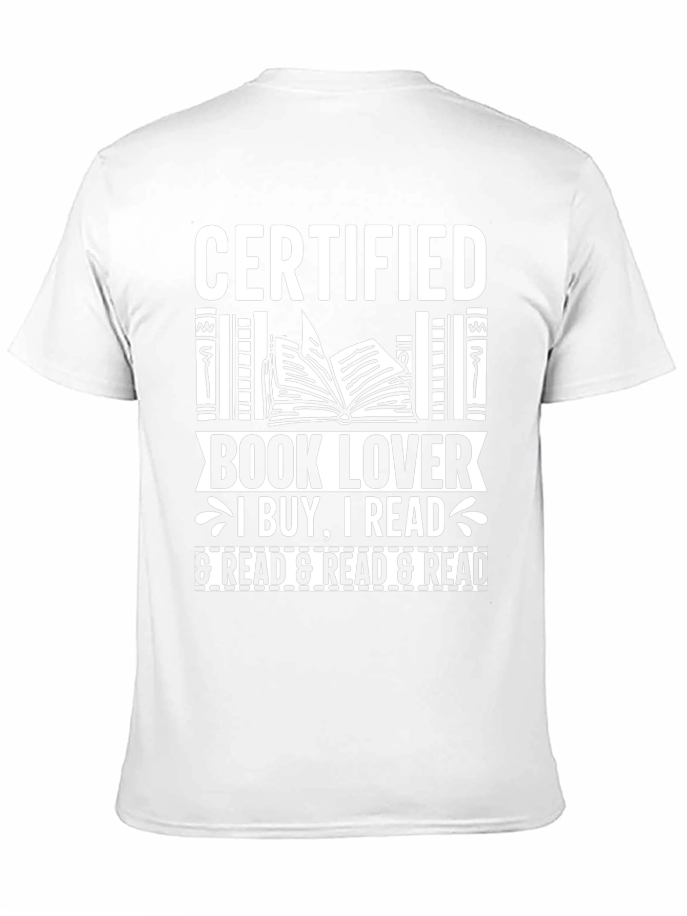Certified Book Lover T-Shirt - Read Read Read!