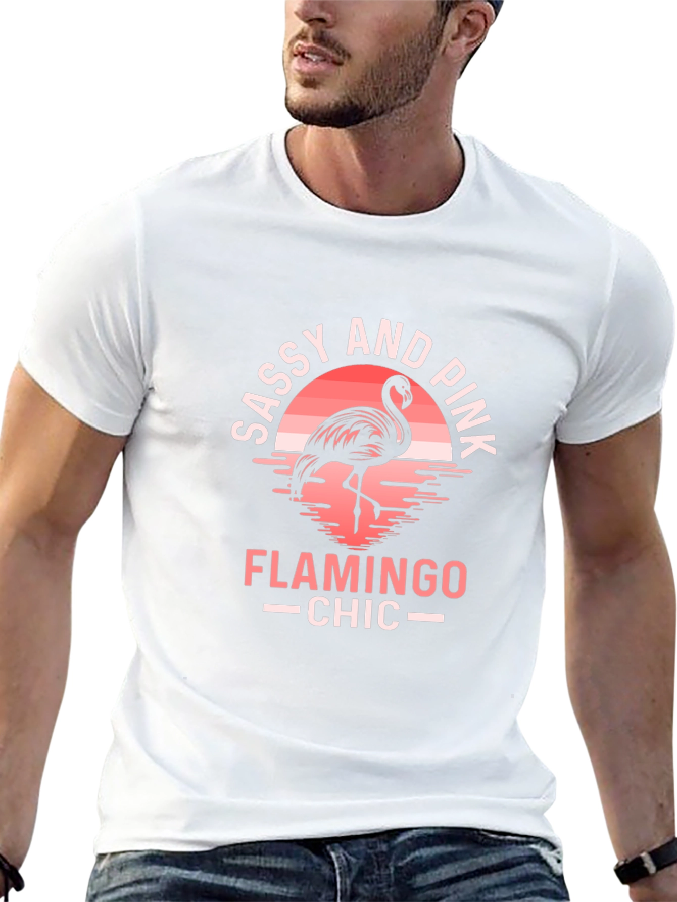 Sassy & Pink Flamingo Graphic Tee