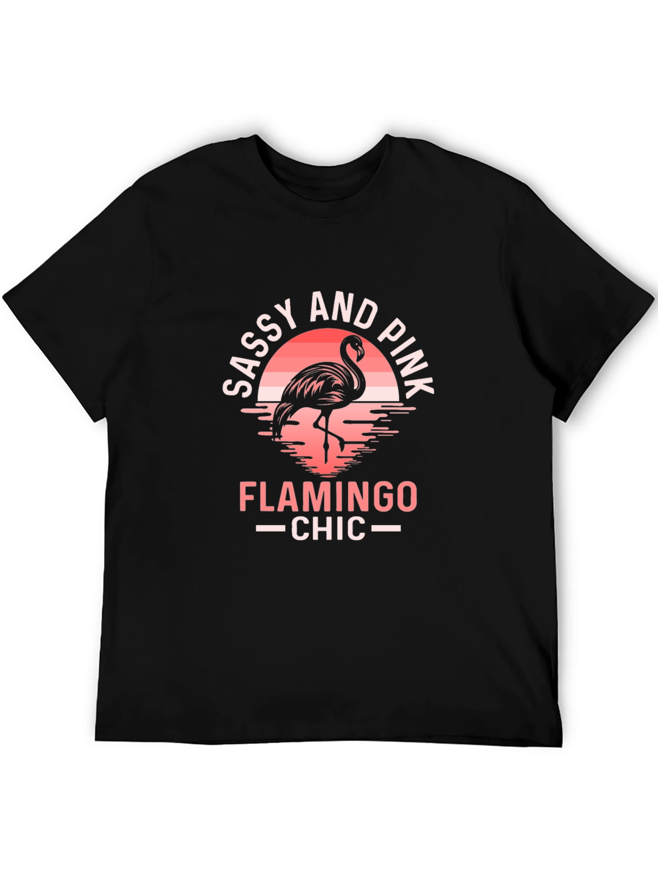 Sassy & Pink Flamingo Graphic Tee