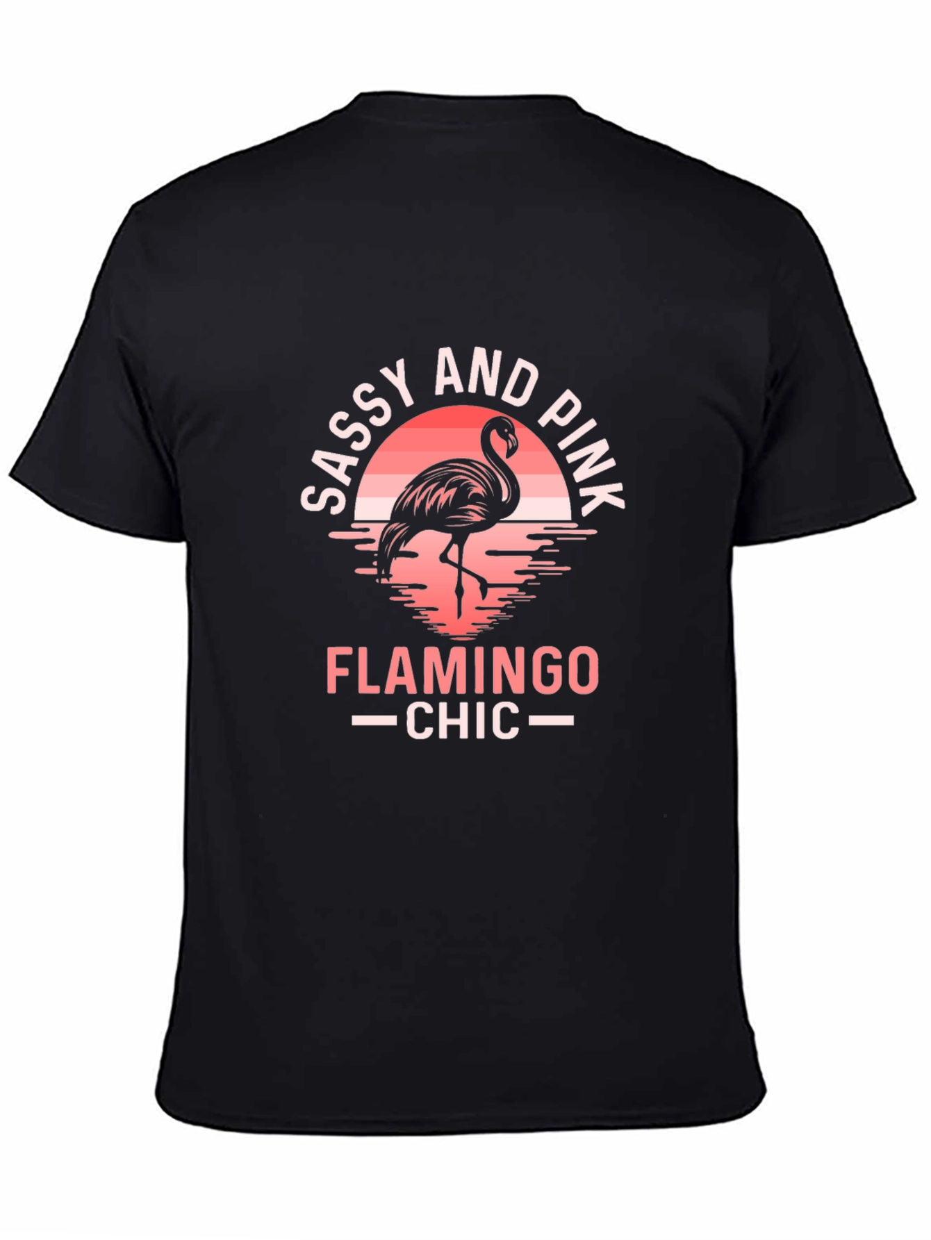 Sassy & Pink Flamingo Graphic Tee