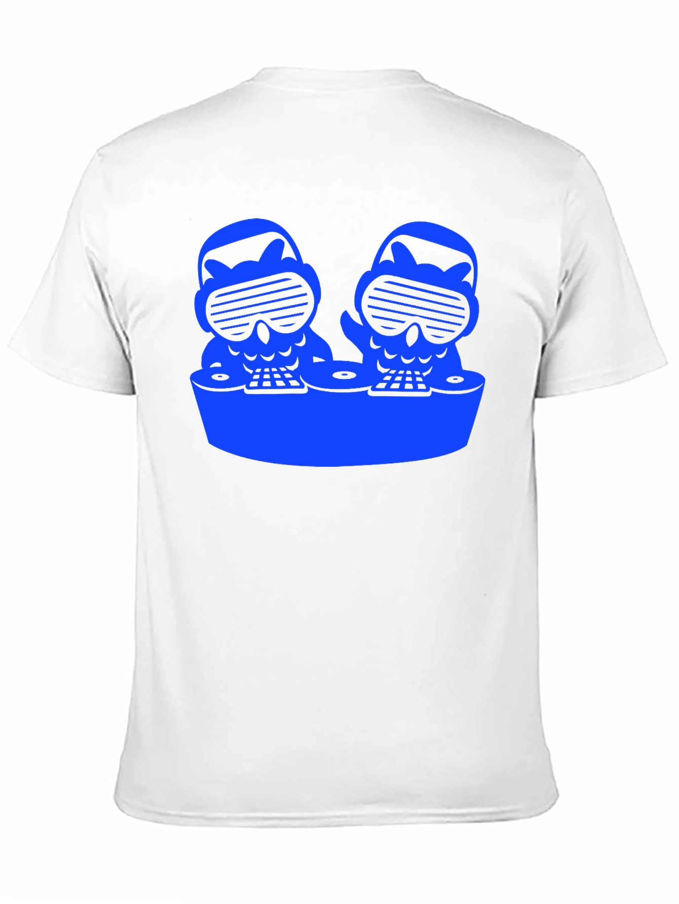 DJ Owls Graphic Tee - Cool Black T-Shirt