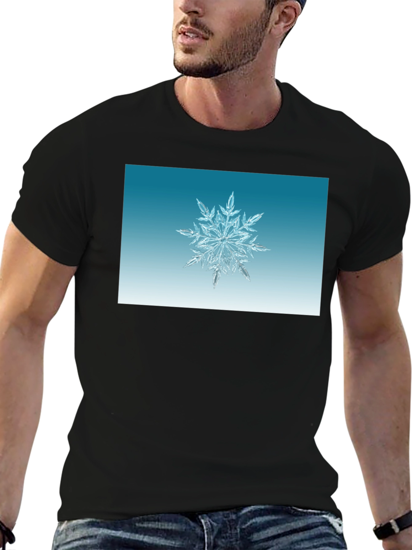 Snowflake Graphic Tee - Winter Holiday Style