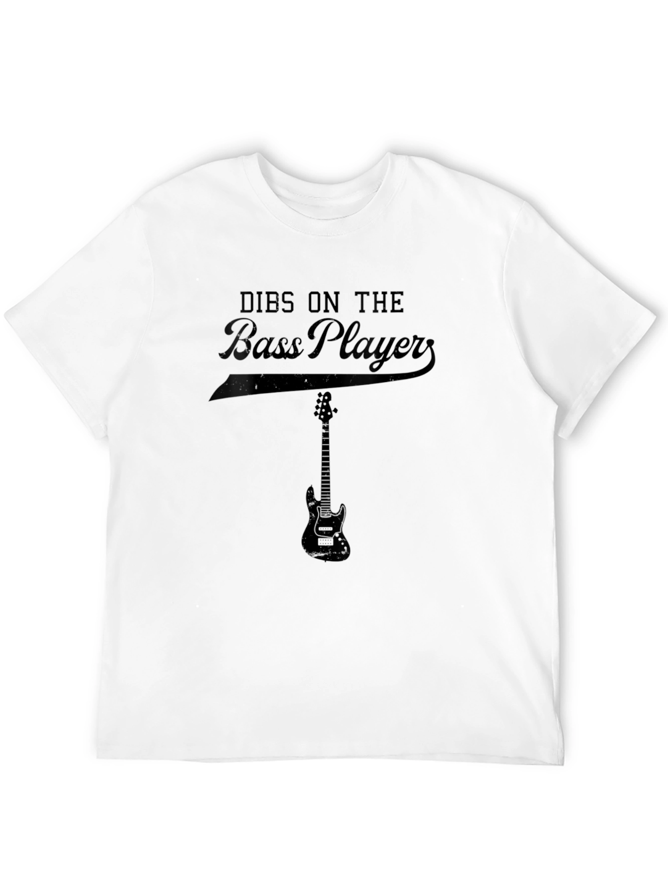 Dibs on the Bass Player Black T-Shirt