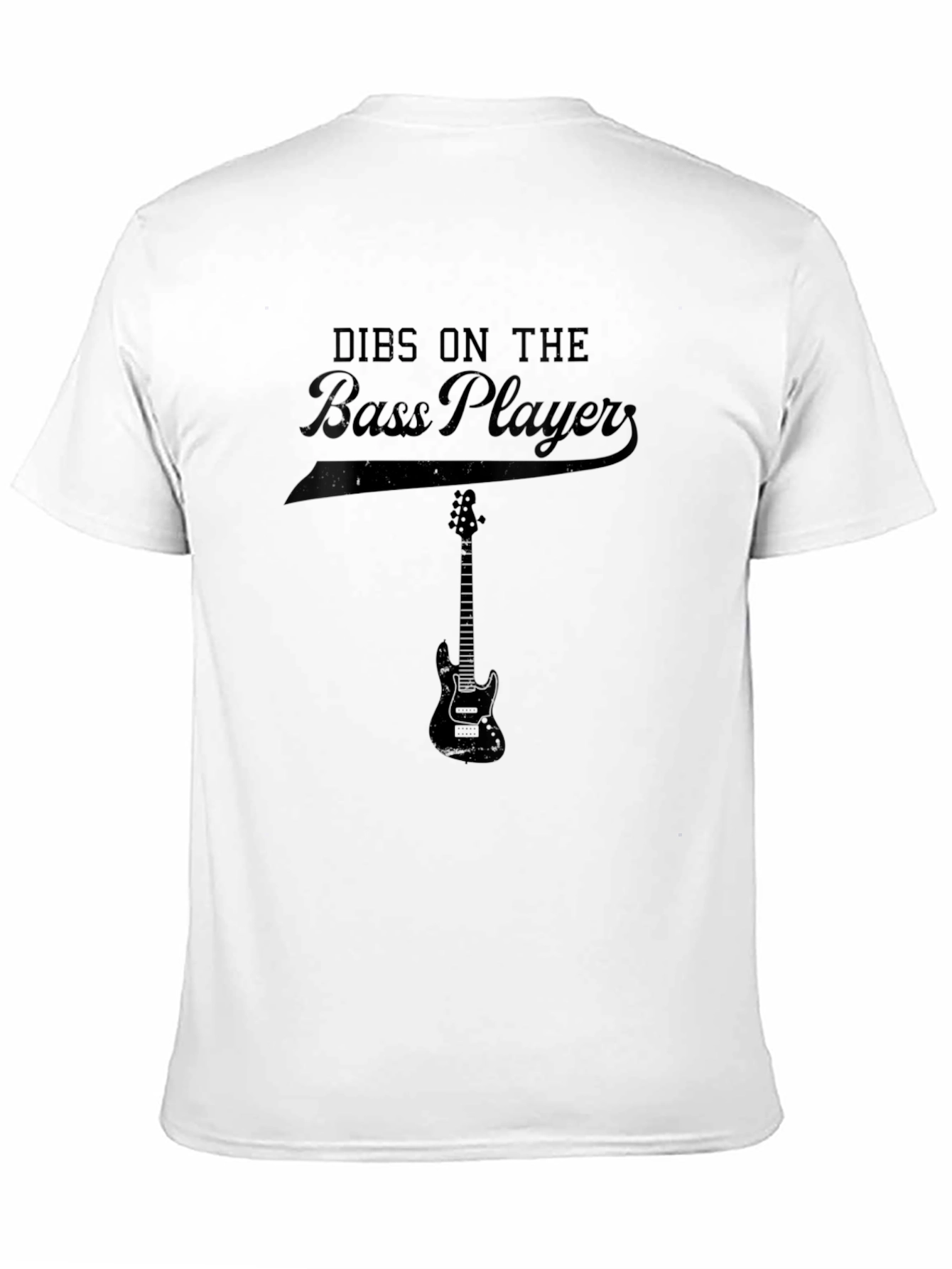 Dibs on the Bass Player Black T-Shirt