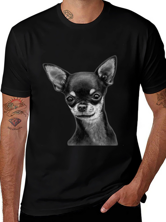 Chihuahua Dog Graphic Print T-Shirt
