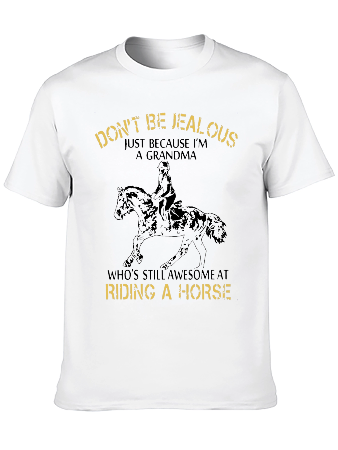 Awesome Grandma Riding Horse T-Shirt