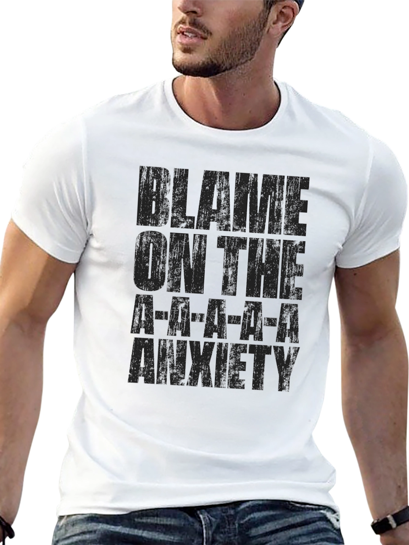 Blame on the Anxiety Graphic T-Shirt