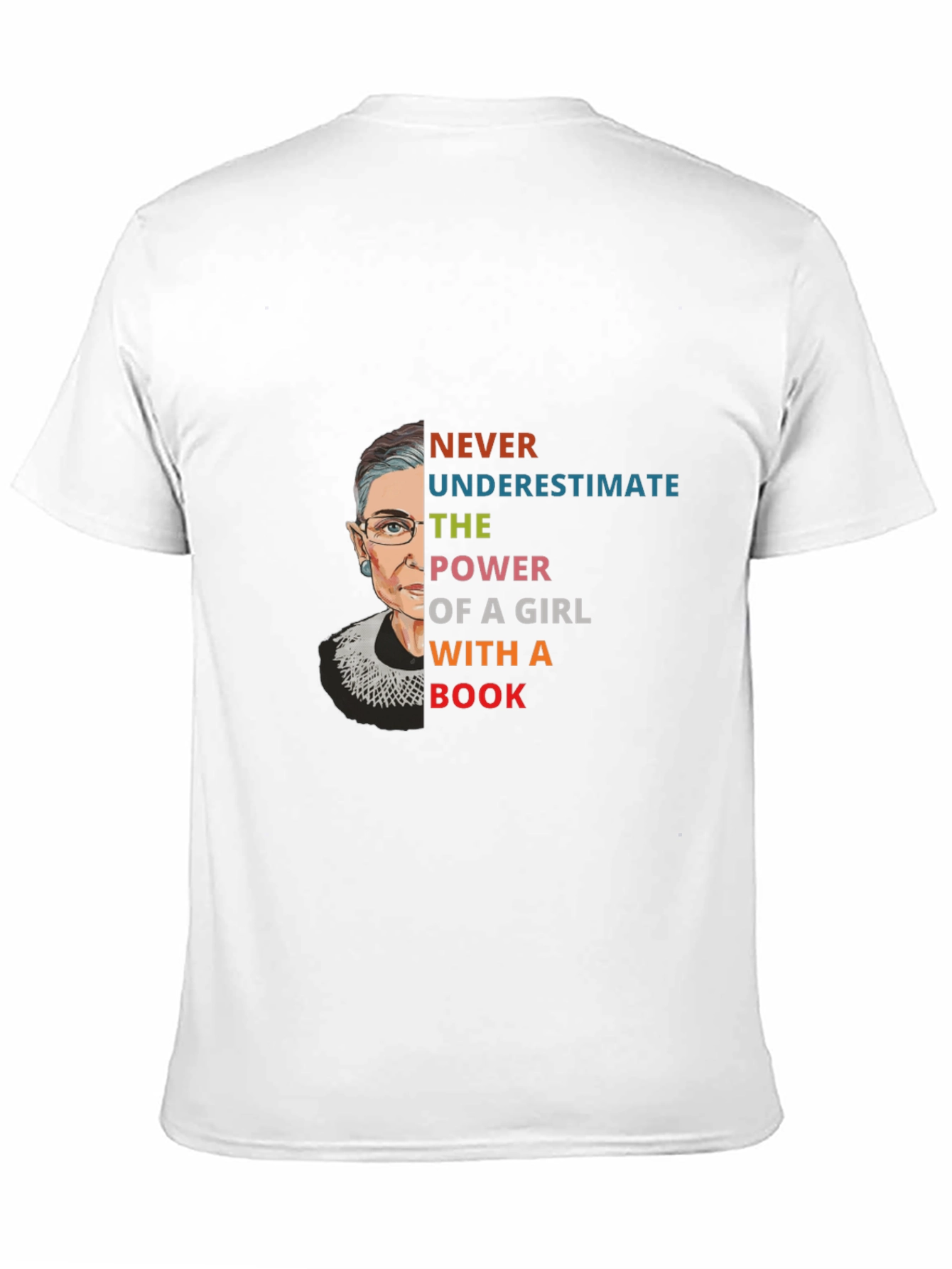 RBG Power of a Girl with a Book T-Shirt