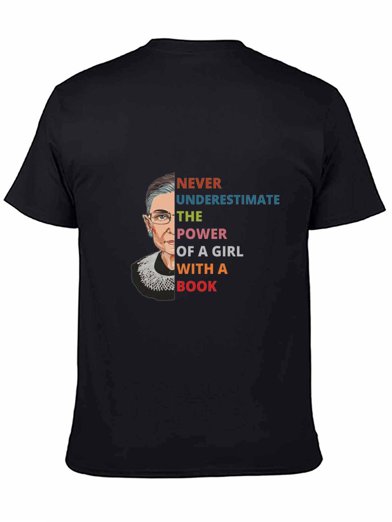 RBG Power of a Girl with a Book T-Shirt