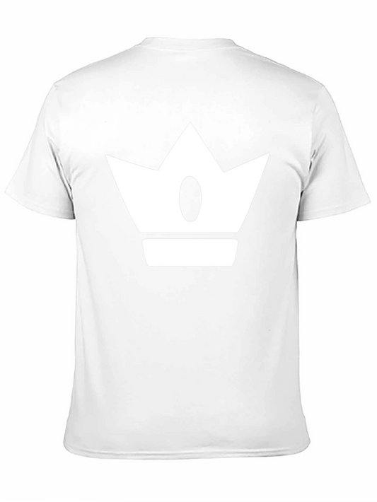 Crown Graphic Print Mens Black T-Shirt