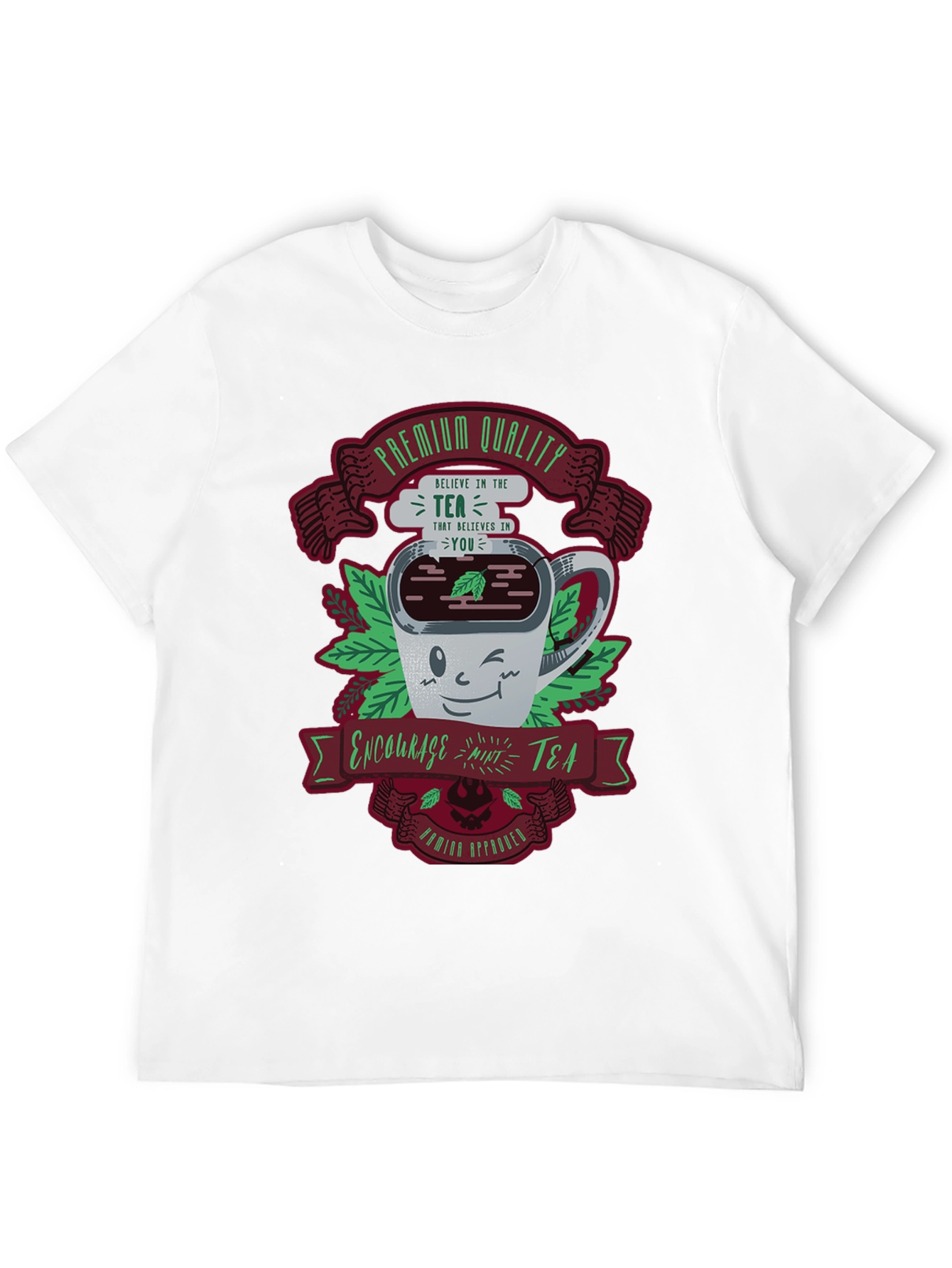 Premium Quality Mint Tea Graphic T-Shirt