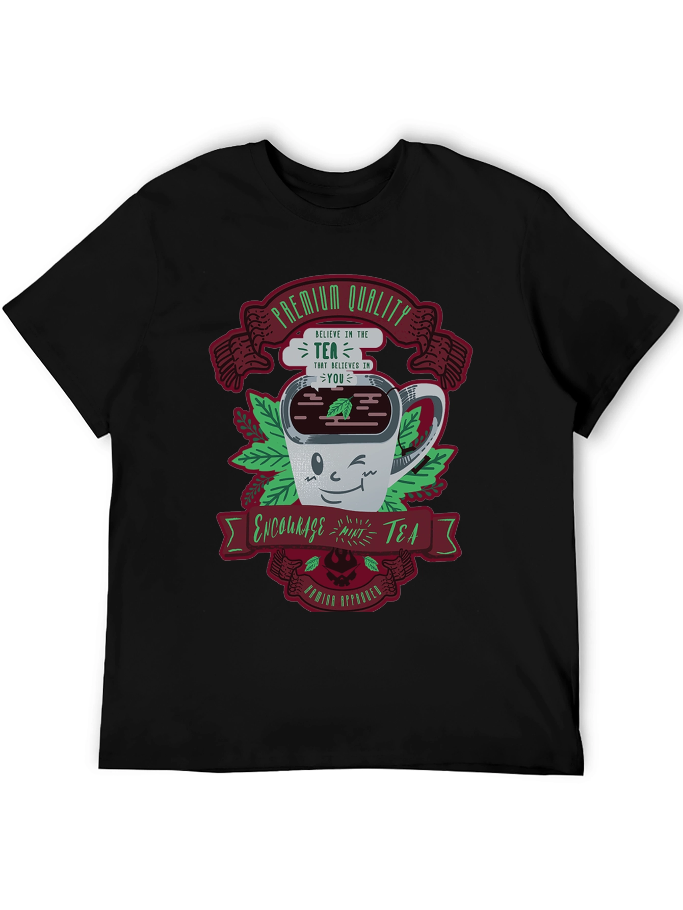 Premium Quality Mint Tea Graphic T-Shirt