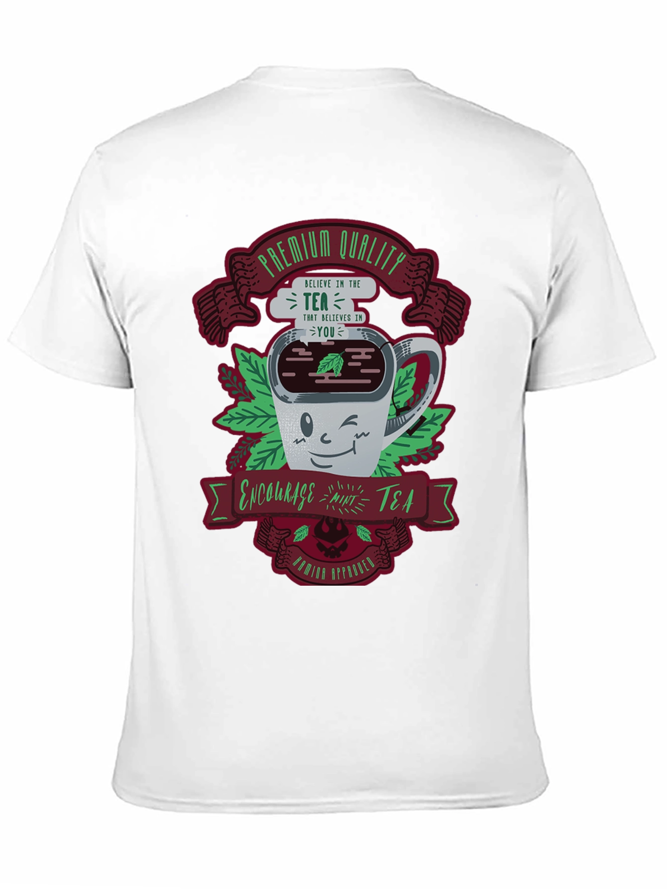 Premium Quality Mint Tea Graphic T-Shirt