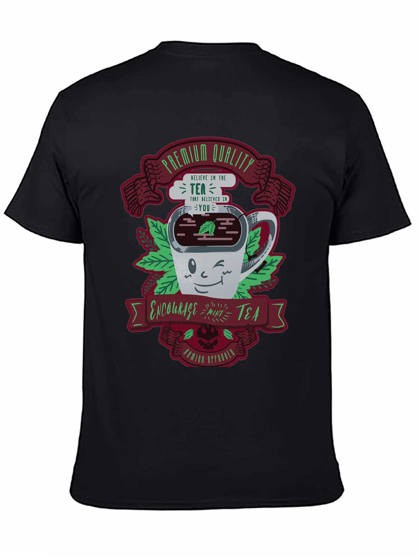 Premium Quality Mint Tea Graphic T-Shirt