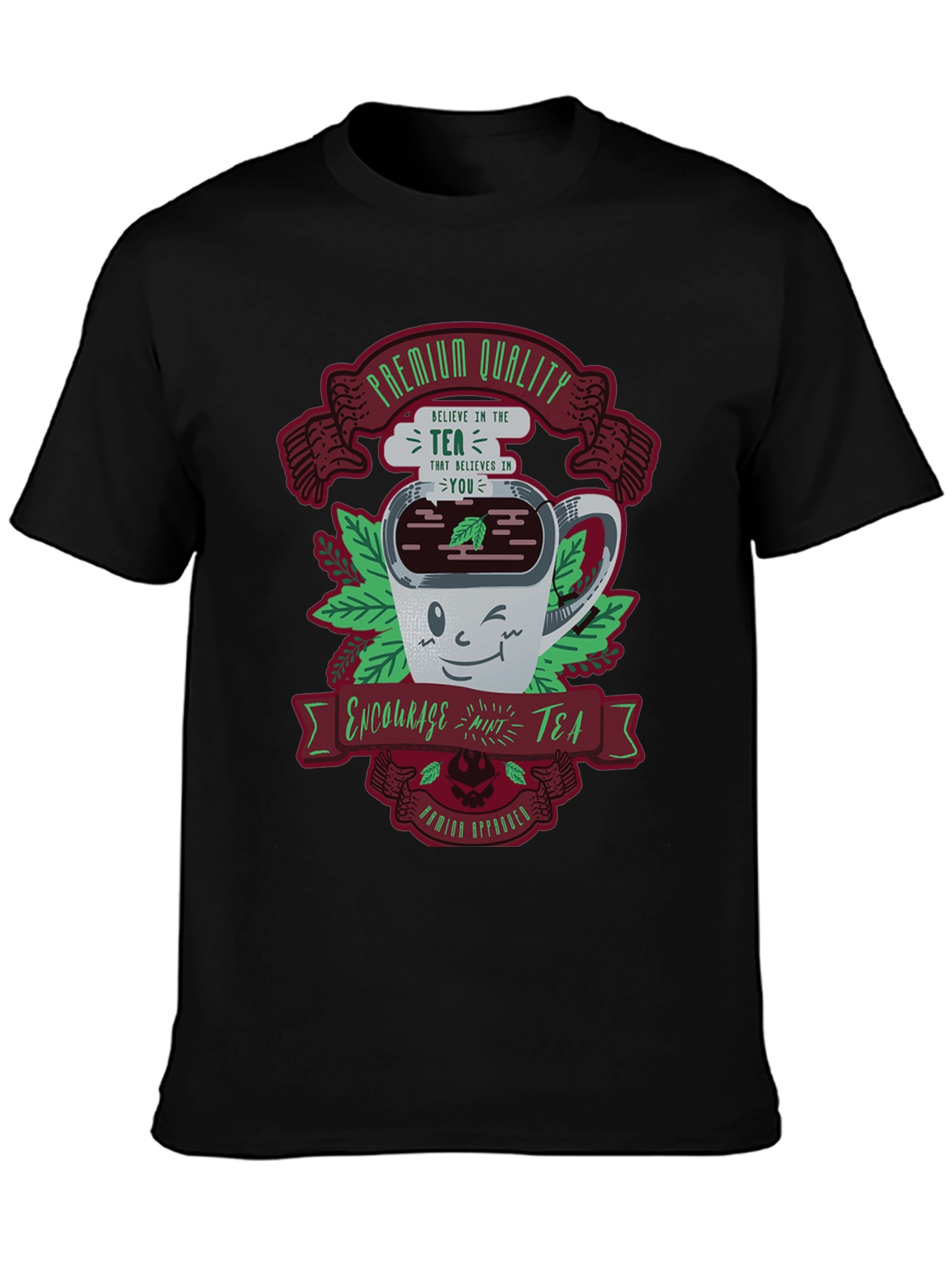 Premium Quality Mint Tea Graphic T-Shirt