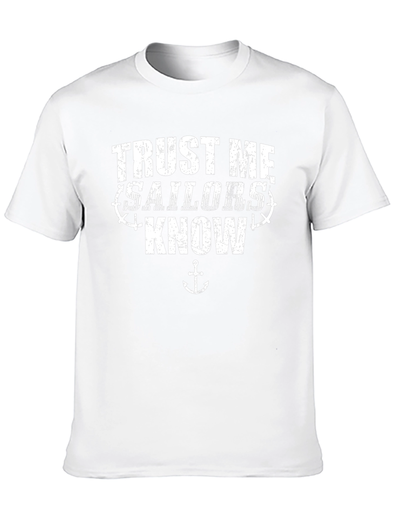 Trust Me Sailors Know Graphic T-Shirt - Black