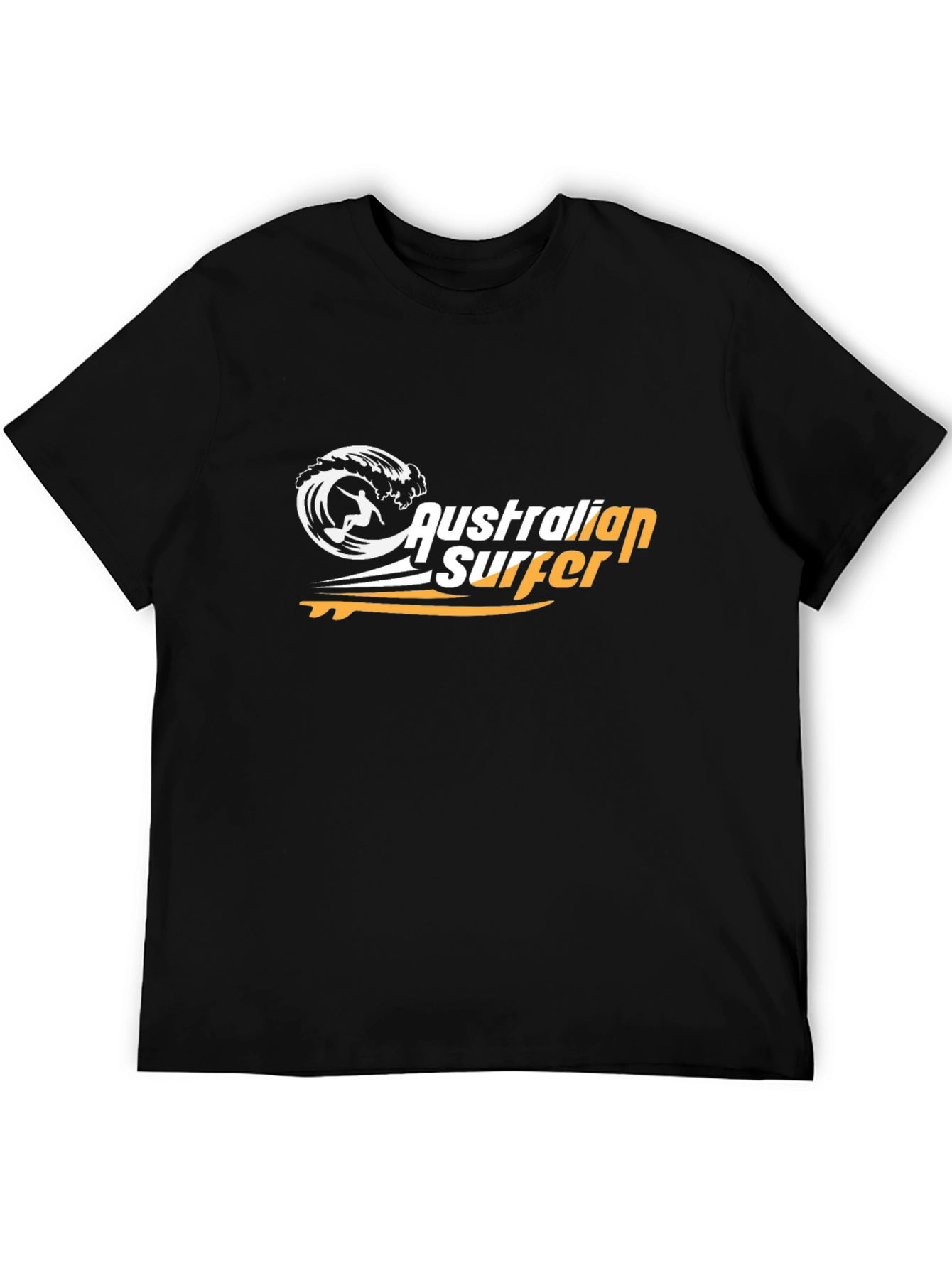 Australian Surfer Graphic Tee - Black