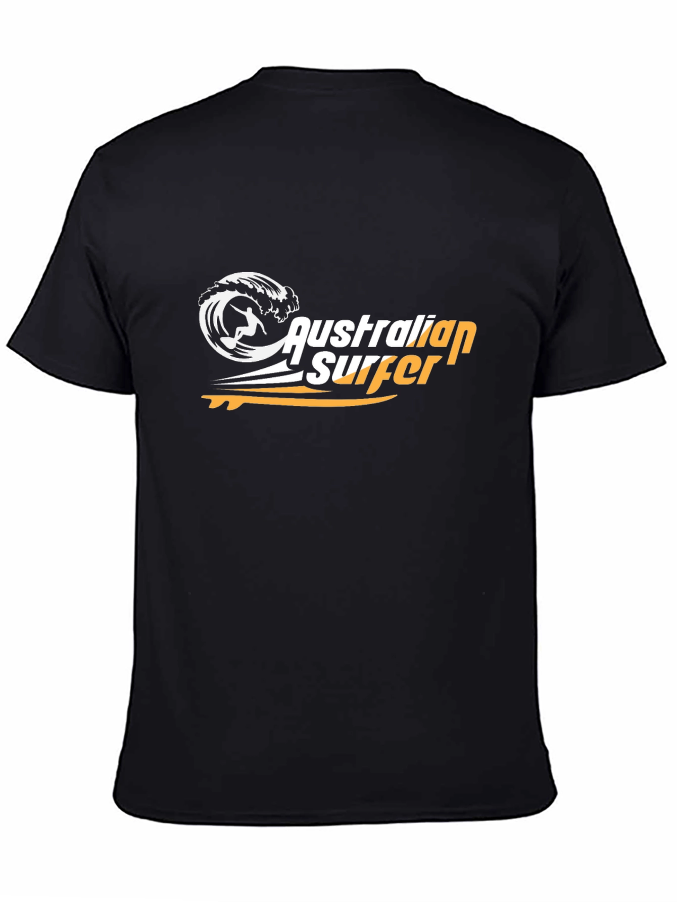 Australian Surfer Graphic Tee - Black