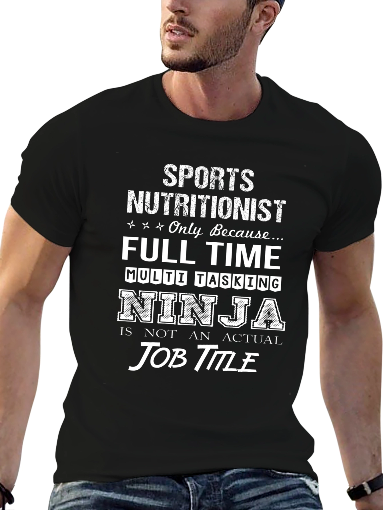Sports Nutritionist Full Time Ninja T-Shirt